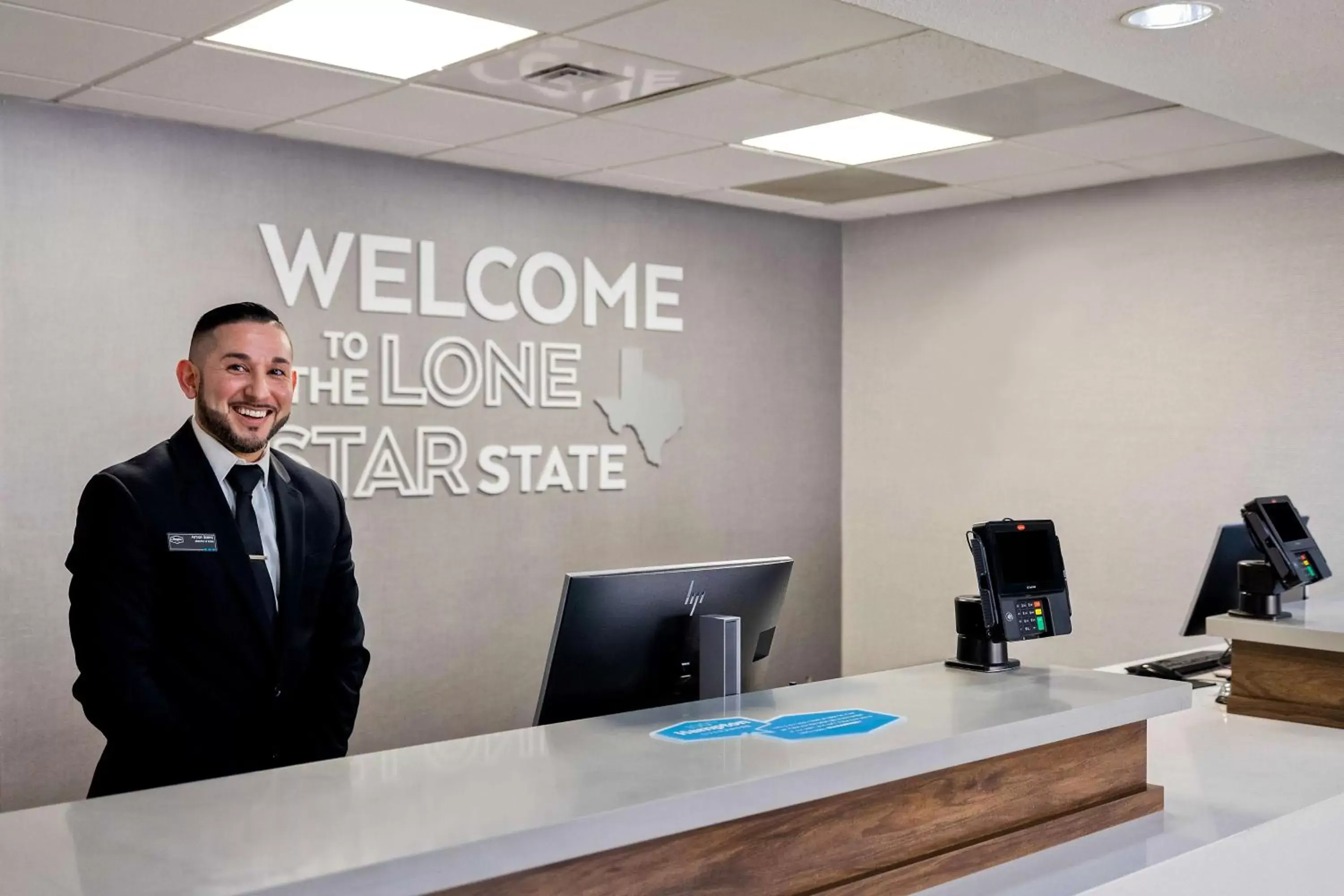 Lobby or reception in Hampton Inn San Antonio Downtown Lobby or reception in Hampton Inn San Antonio Downtown