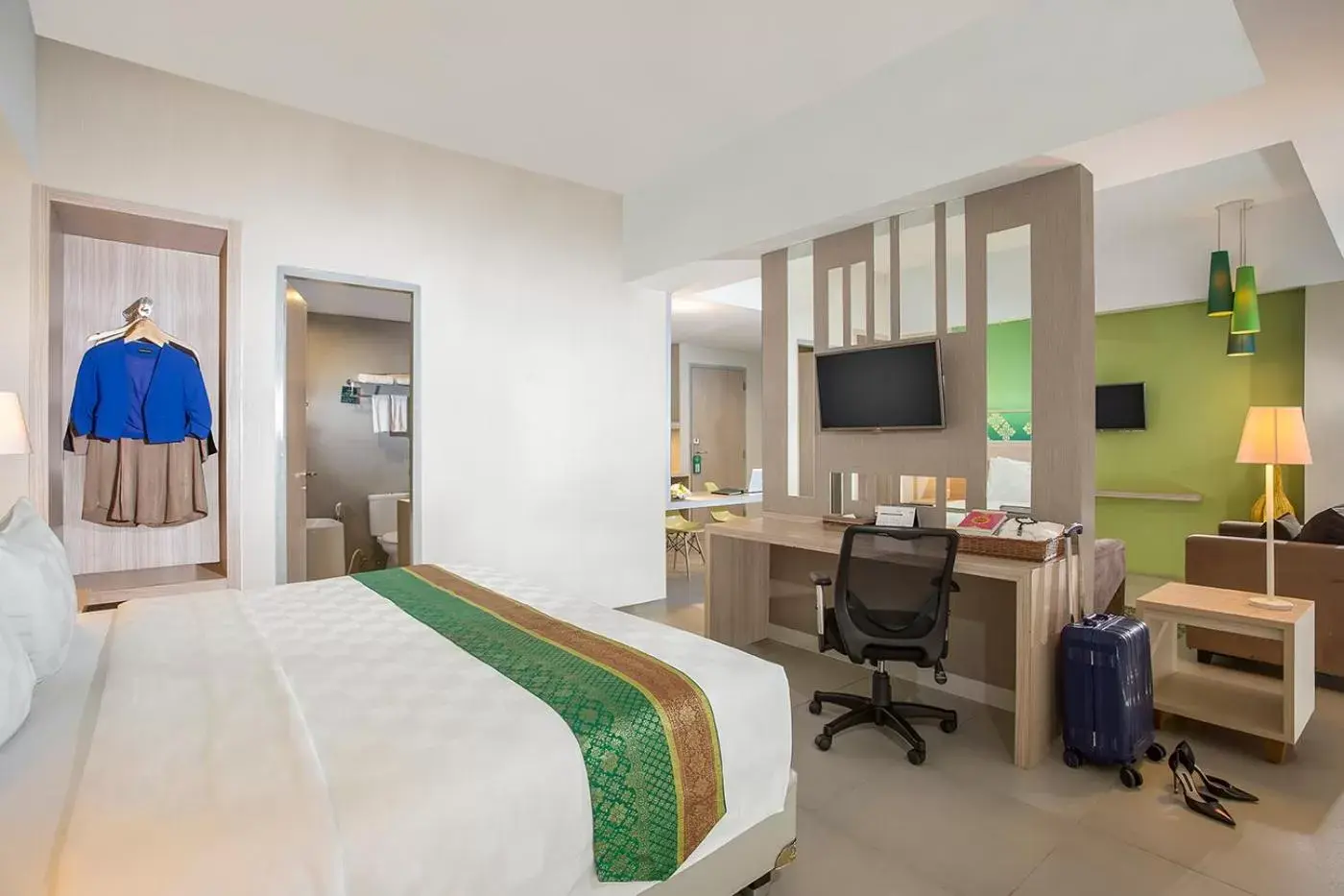 Bedroom in KHAS Pekanbaru Hotel