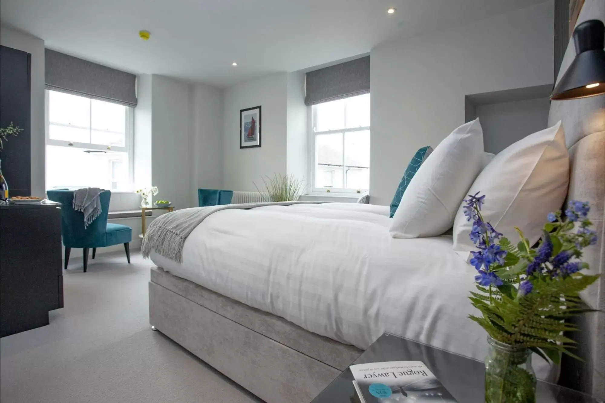 Bed in Golden Vanity, Maritime Suites, Brixham