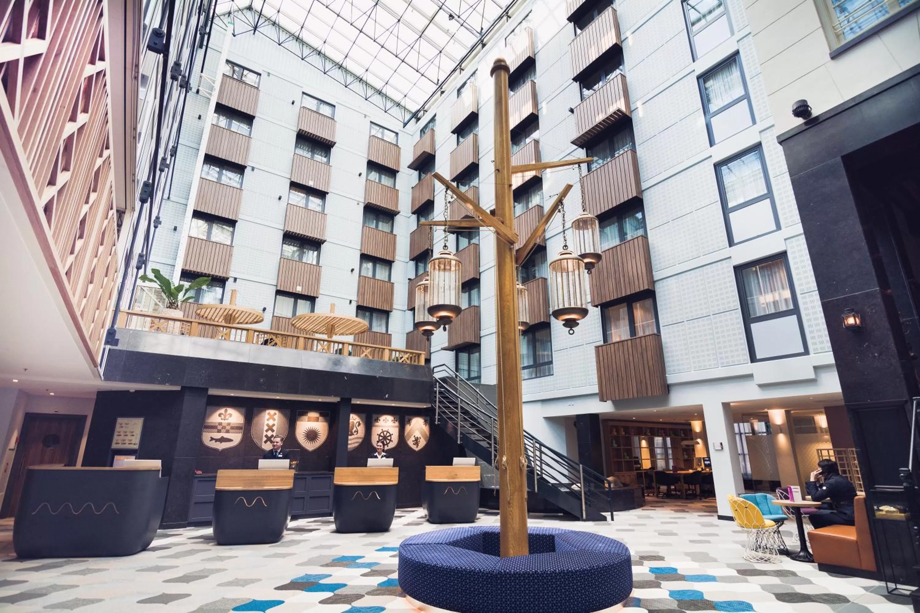 Lobby or reception in Radisson Blu Hotel, Amsterdam City Center