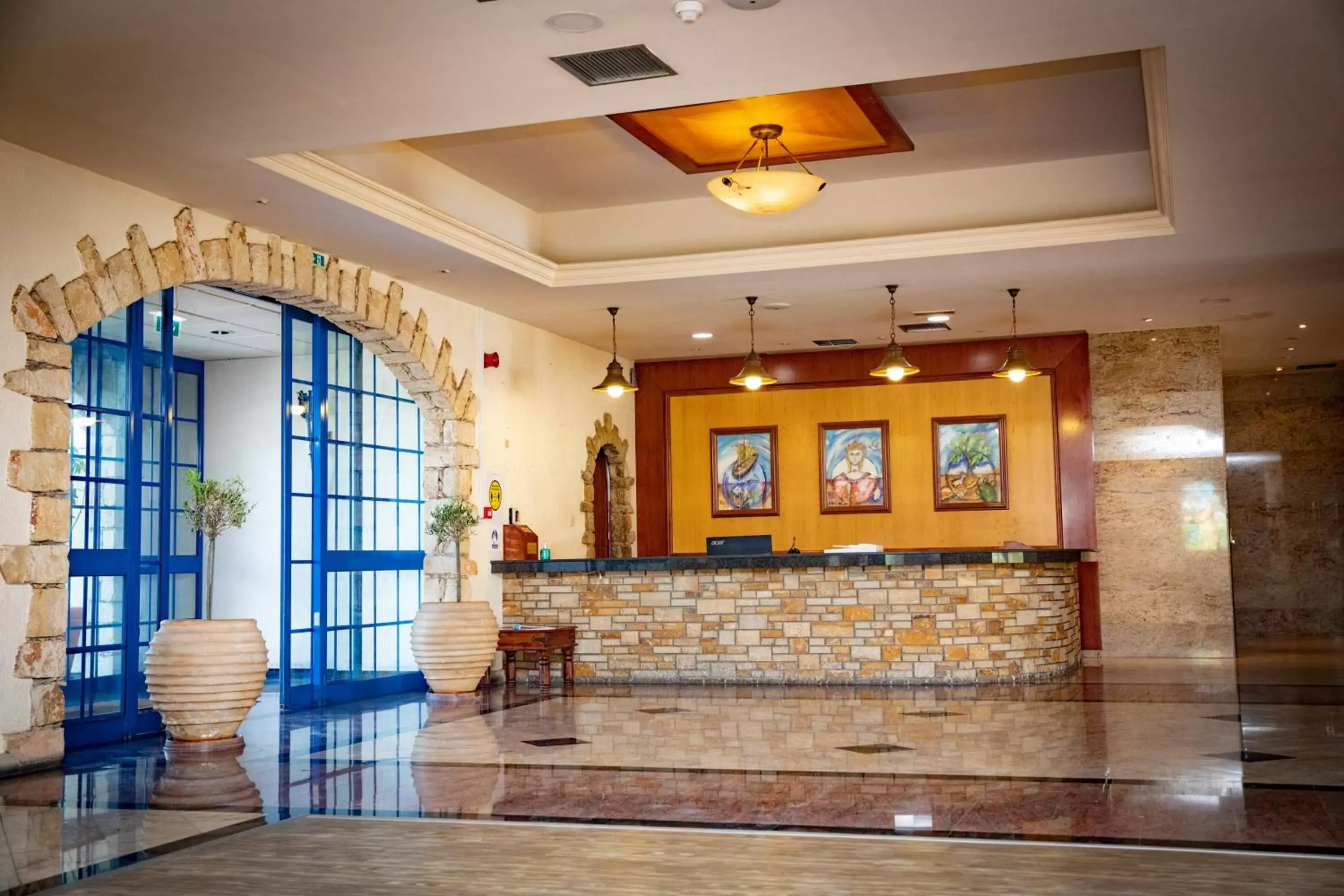 Lobby or reception in Navarria Blue Hotel