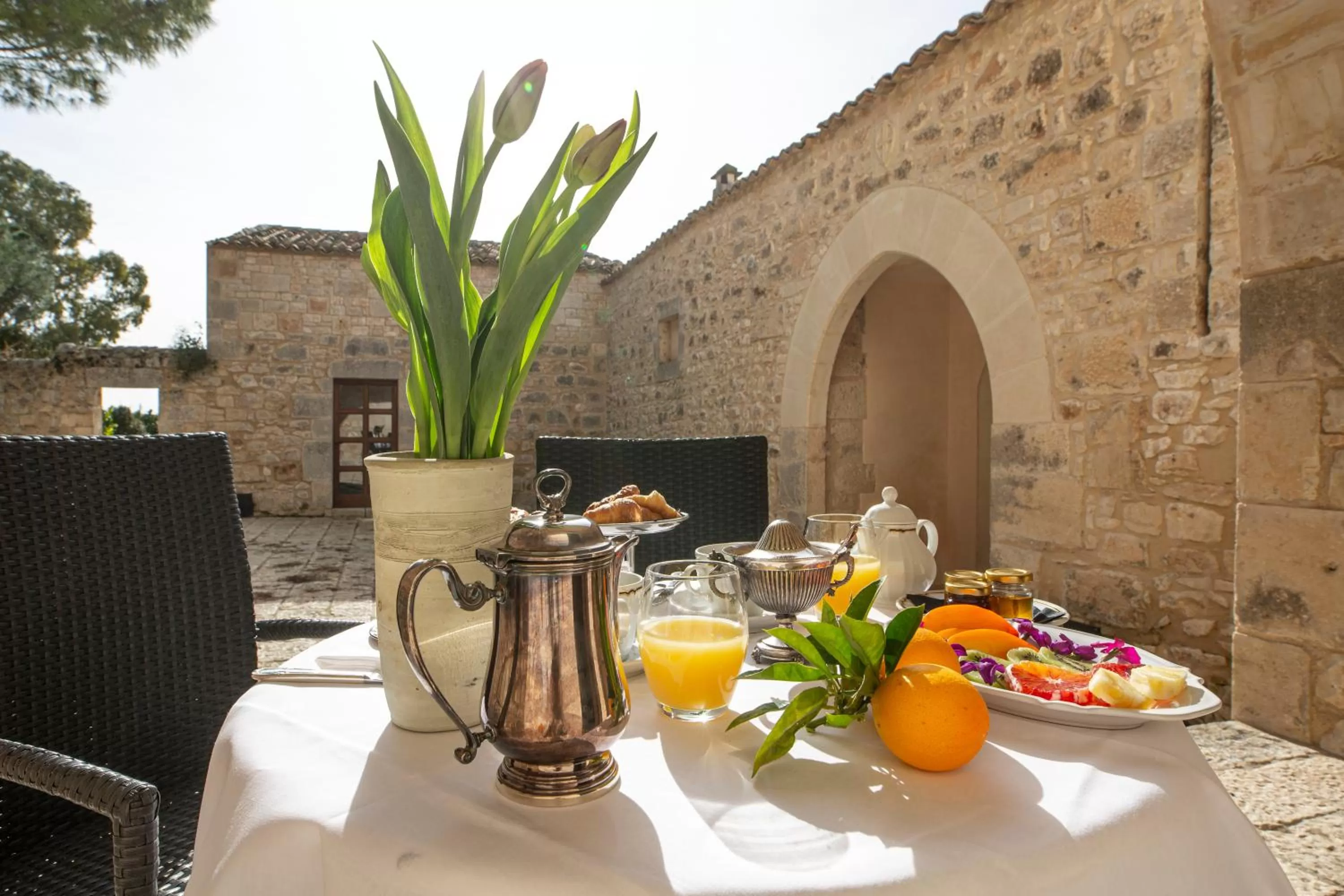 Food and drinks in Eremo Della Giubiliana