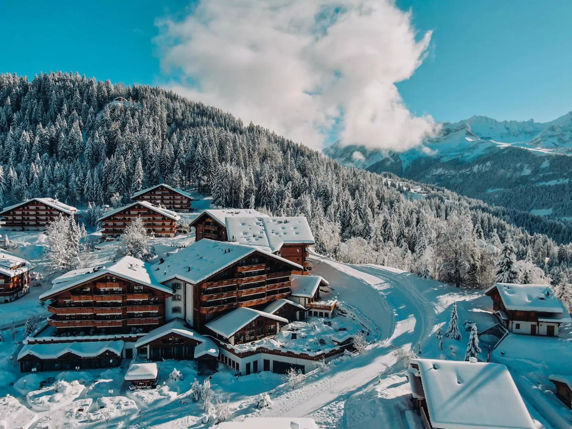 Property building in Chalet RoyAlp Hôtel & Spa