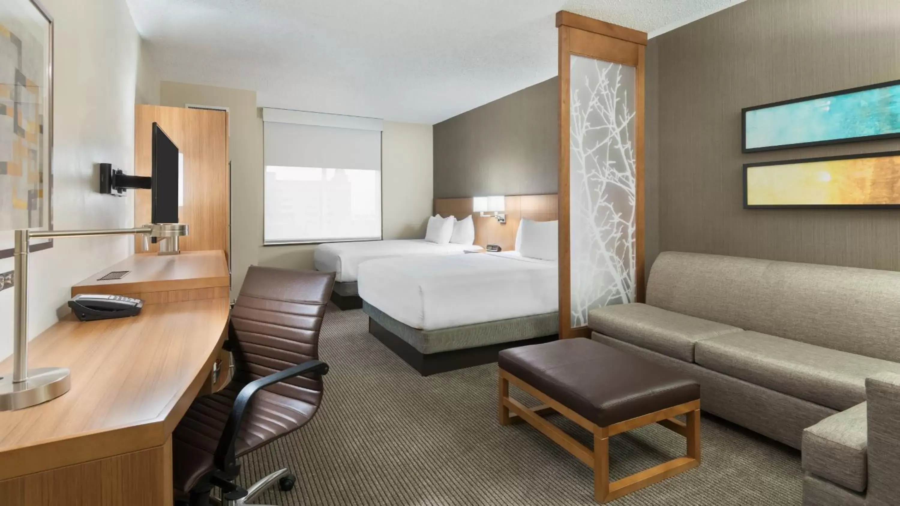 Queen Room with Two Queen Beds and Sofa Bed in Hyatt Place Austin/Round Rock