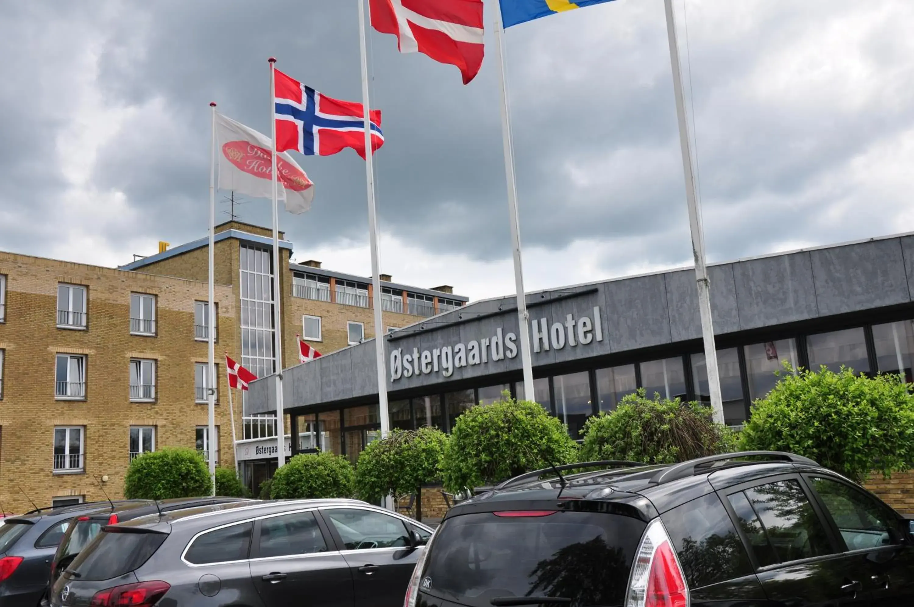 Facade/entrance, Property Building in Østergaards Hotel