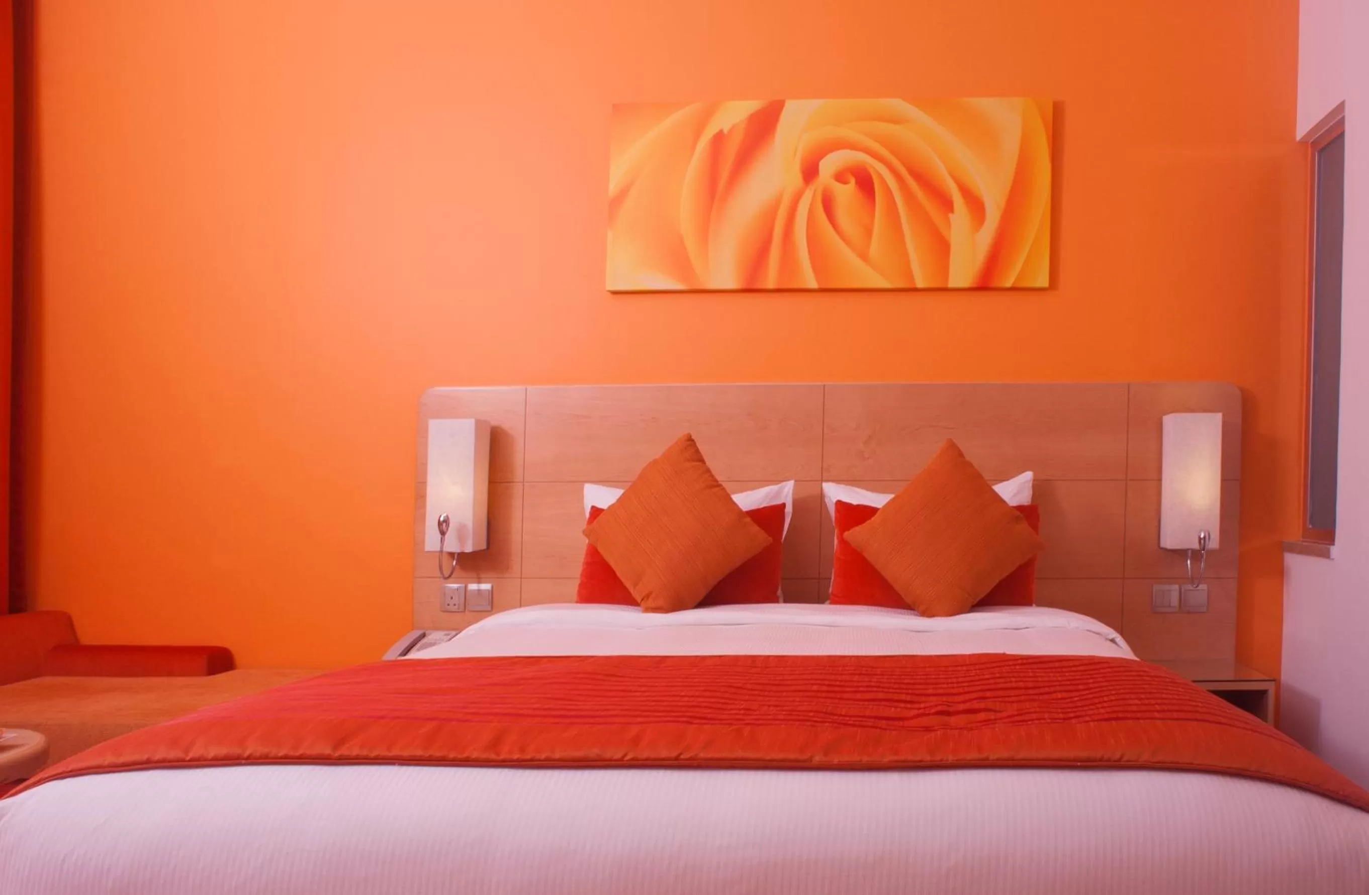 Bed in Al Khoory Executive Hotel, Al Wasl