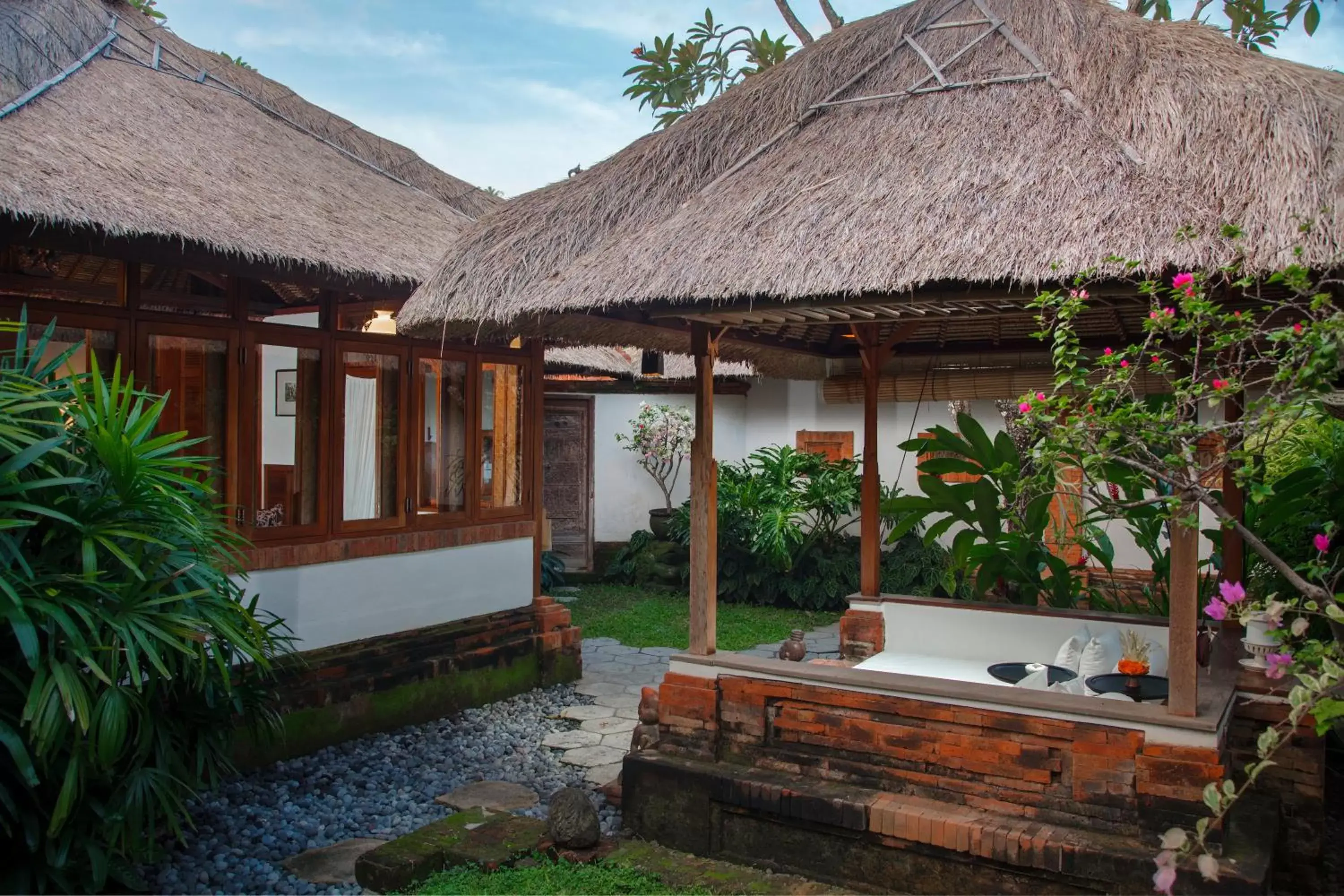 Patio in Tandjung Sari Hotel