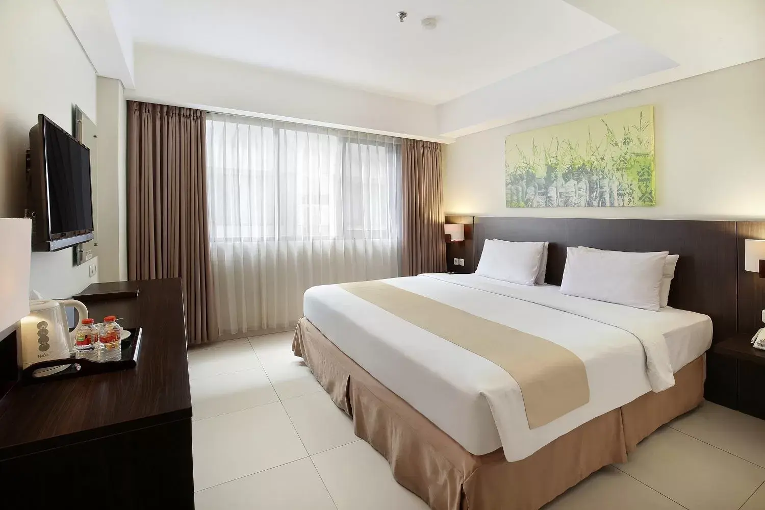 Bedroom, Bed in Rofa Kuta Hotel - CHSE Certified