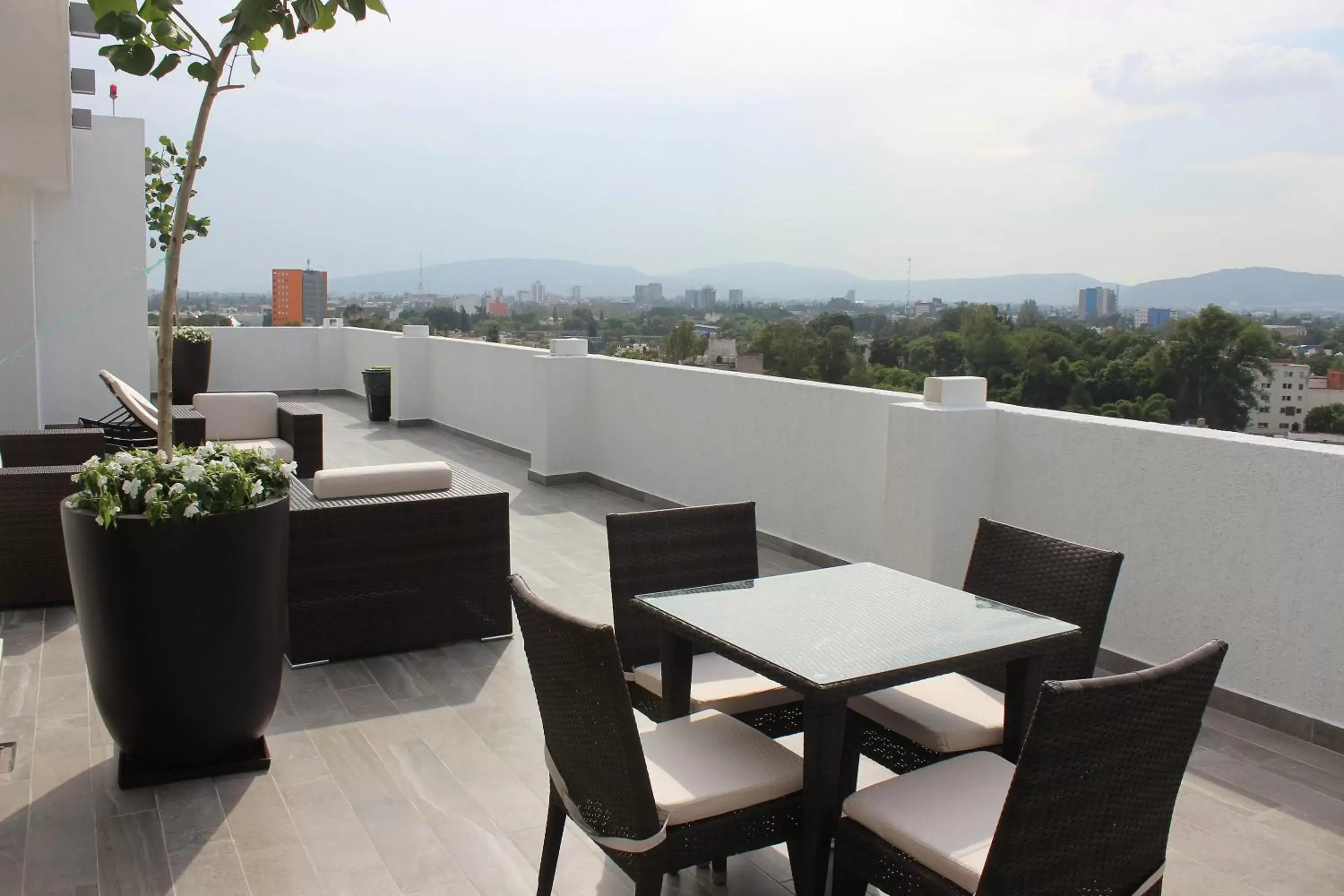 Balcony/Terrace, Patio/Outdoor Area in Eco Hotel Guadalajara Expo