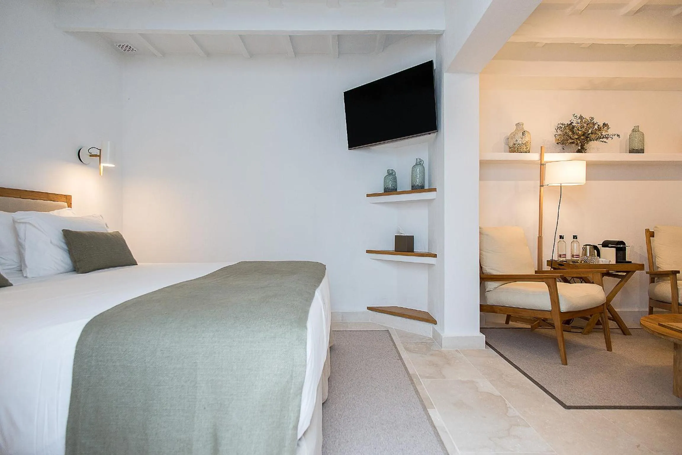 Bedroom, Bed in S'Hotelet d'es Born - Suites & SPA