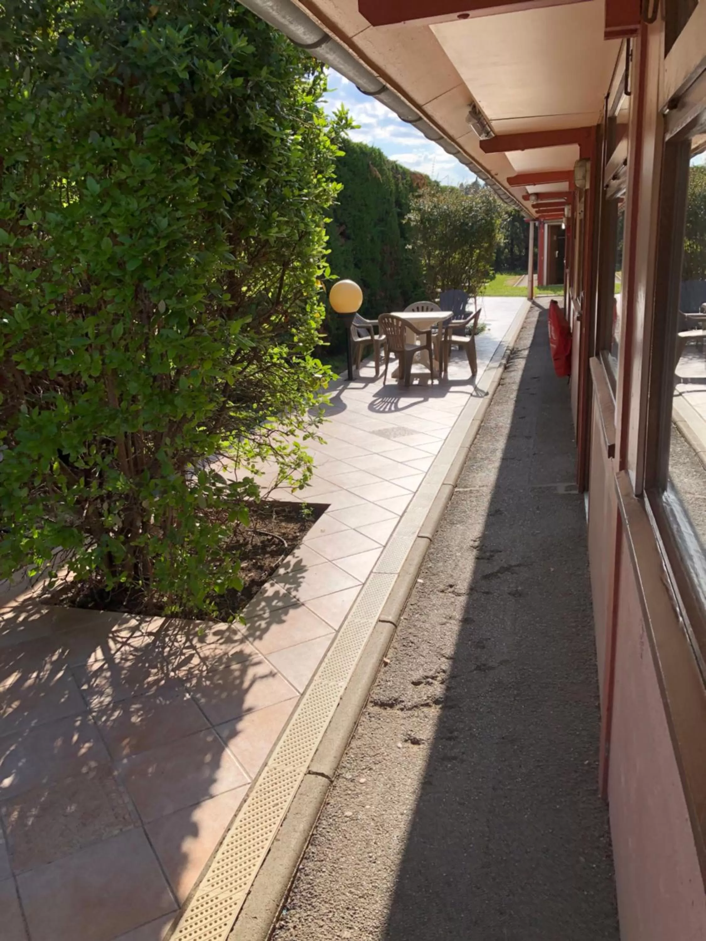 Patio in Hotel Cristol