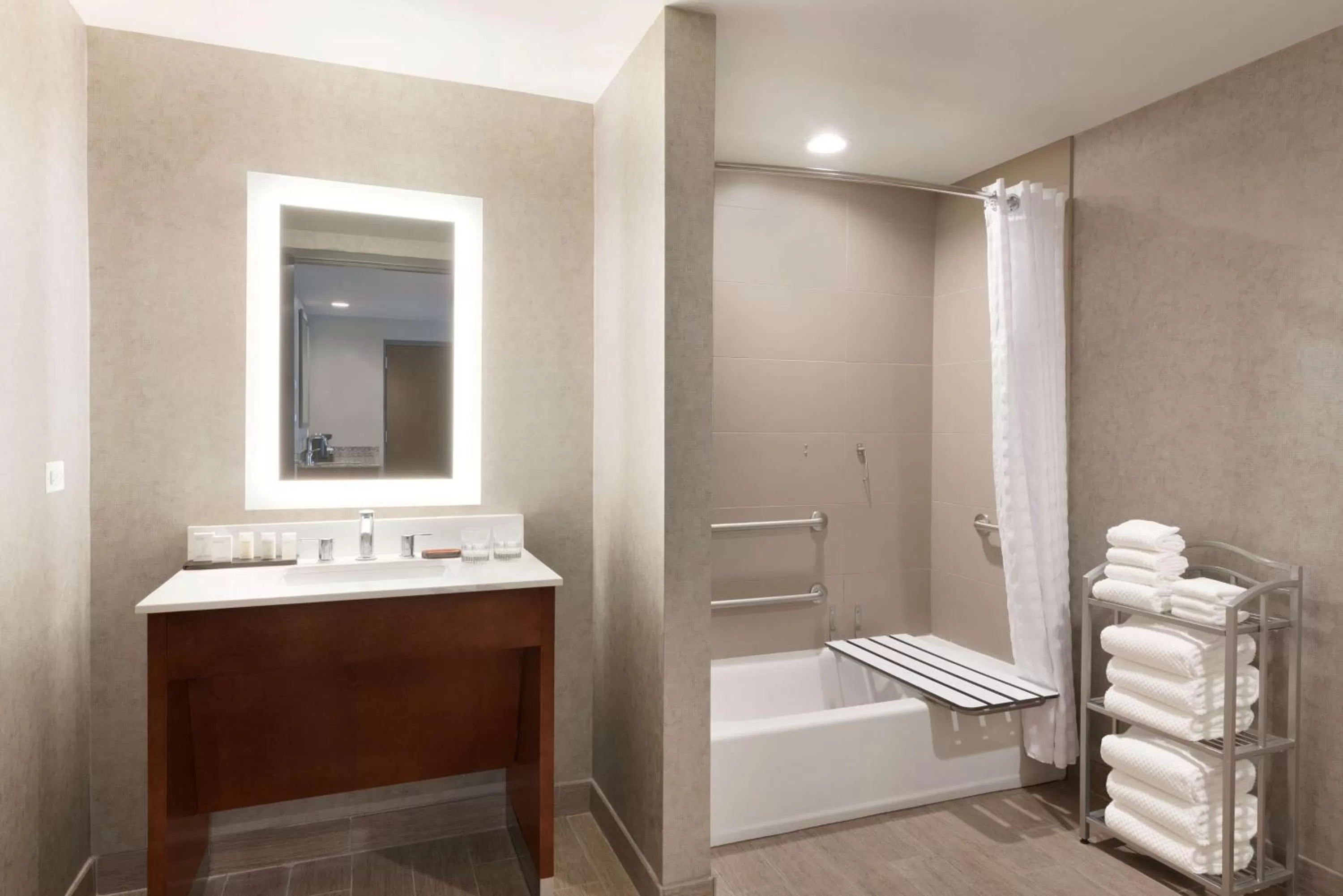 Bathroom in Embassy Suites by Hilton Chicago Naperville