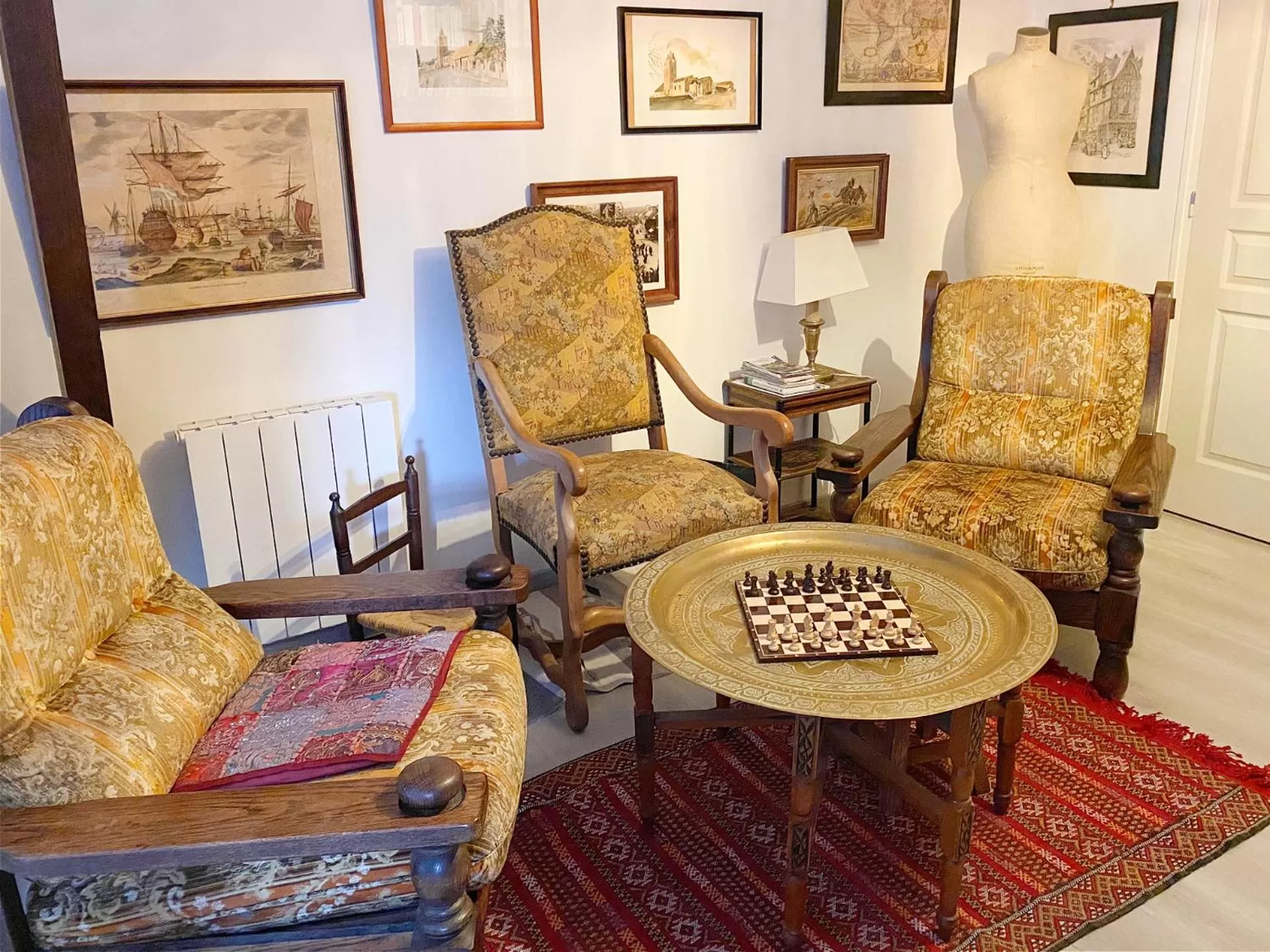 Seating area in L'Autre Rivière - Chambres d'hôtes