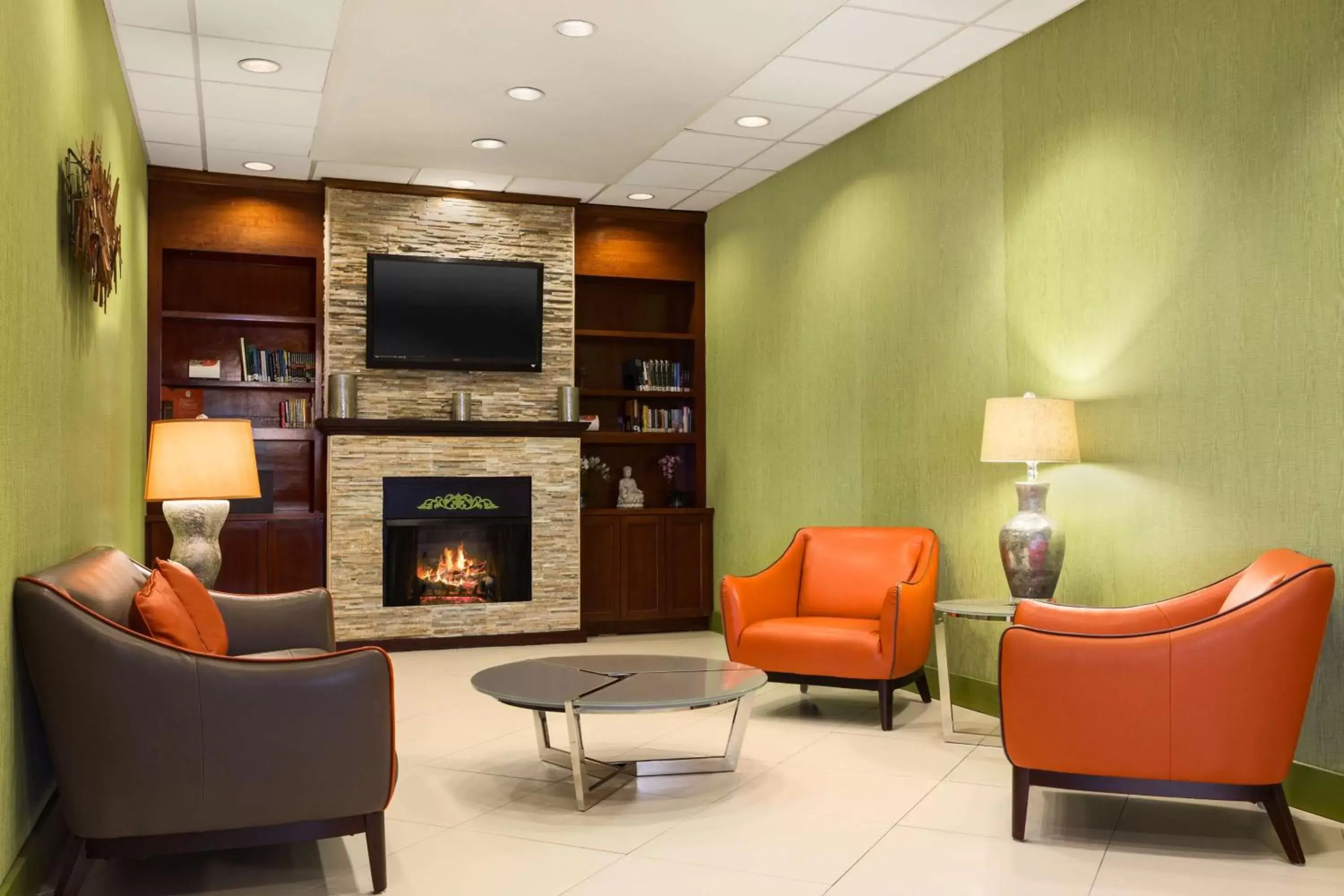 Lobby or reception, Lounge/Bar in Country Inn & Suites by Radisson, Nashville Airport, TN