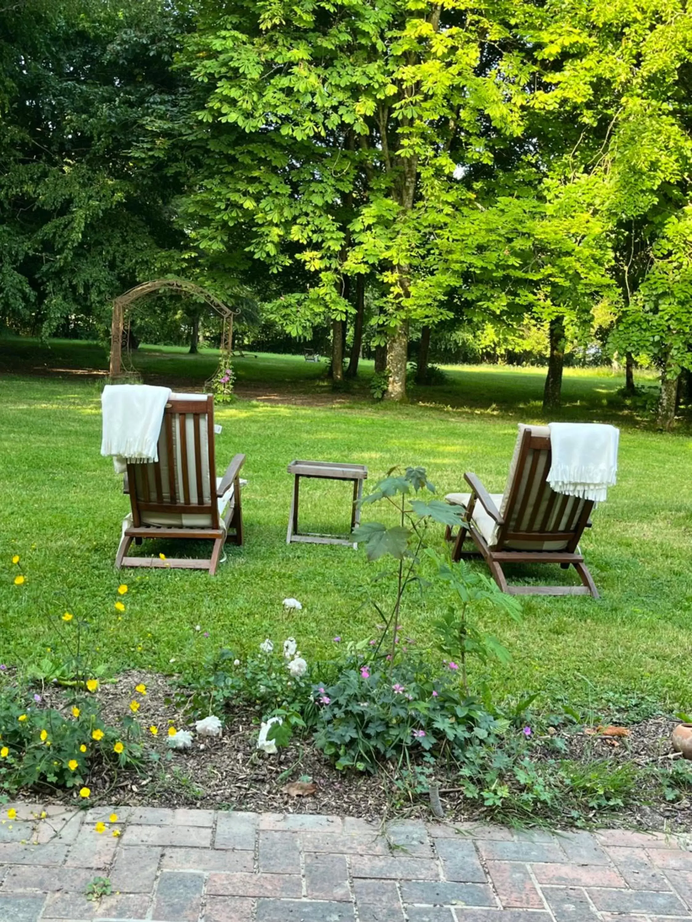 Garden in les grandes hayes