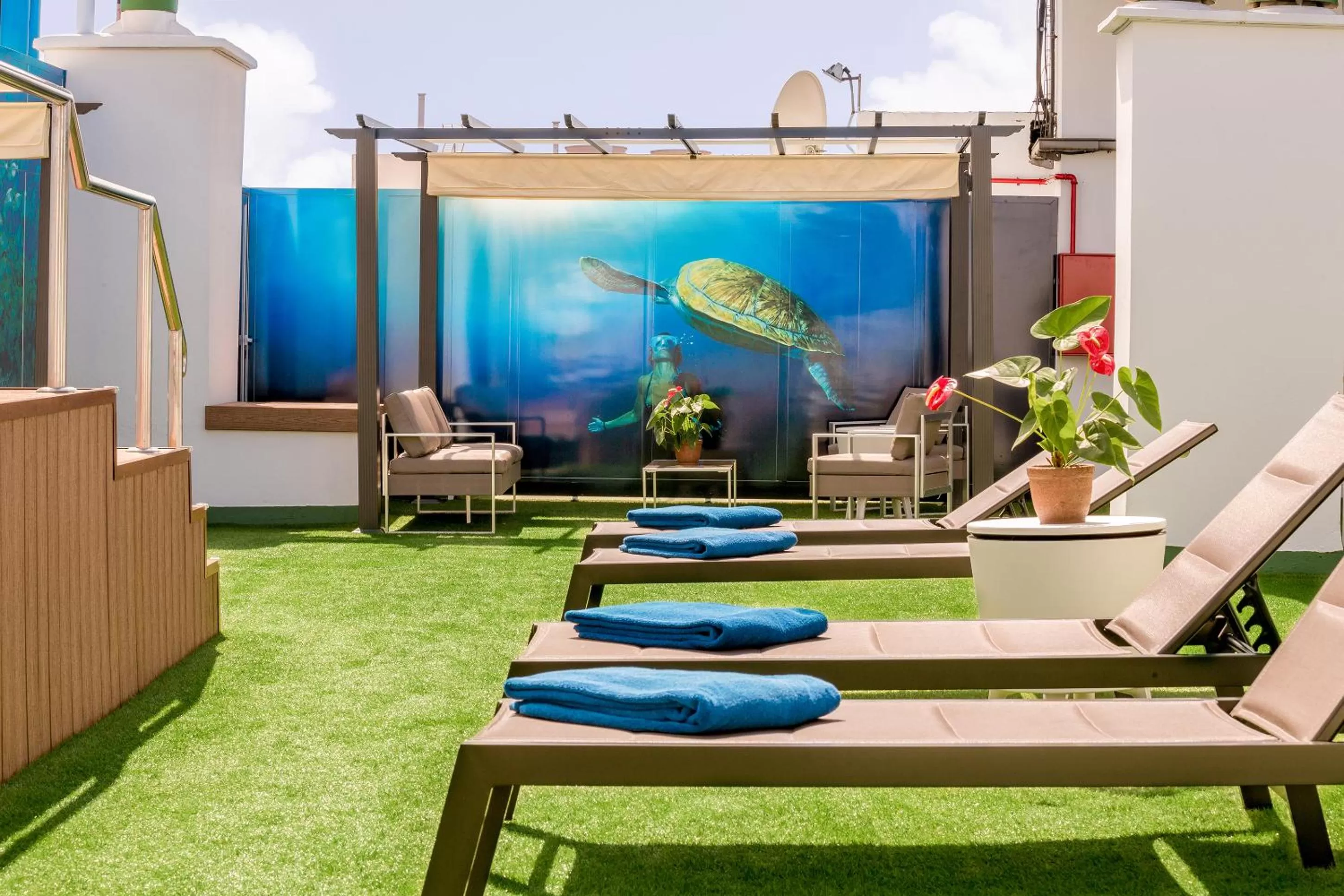 Balcony/Terrace in Hotel LIVVO Fataga