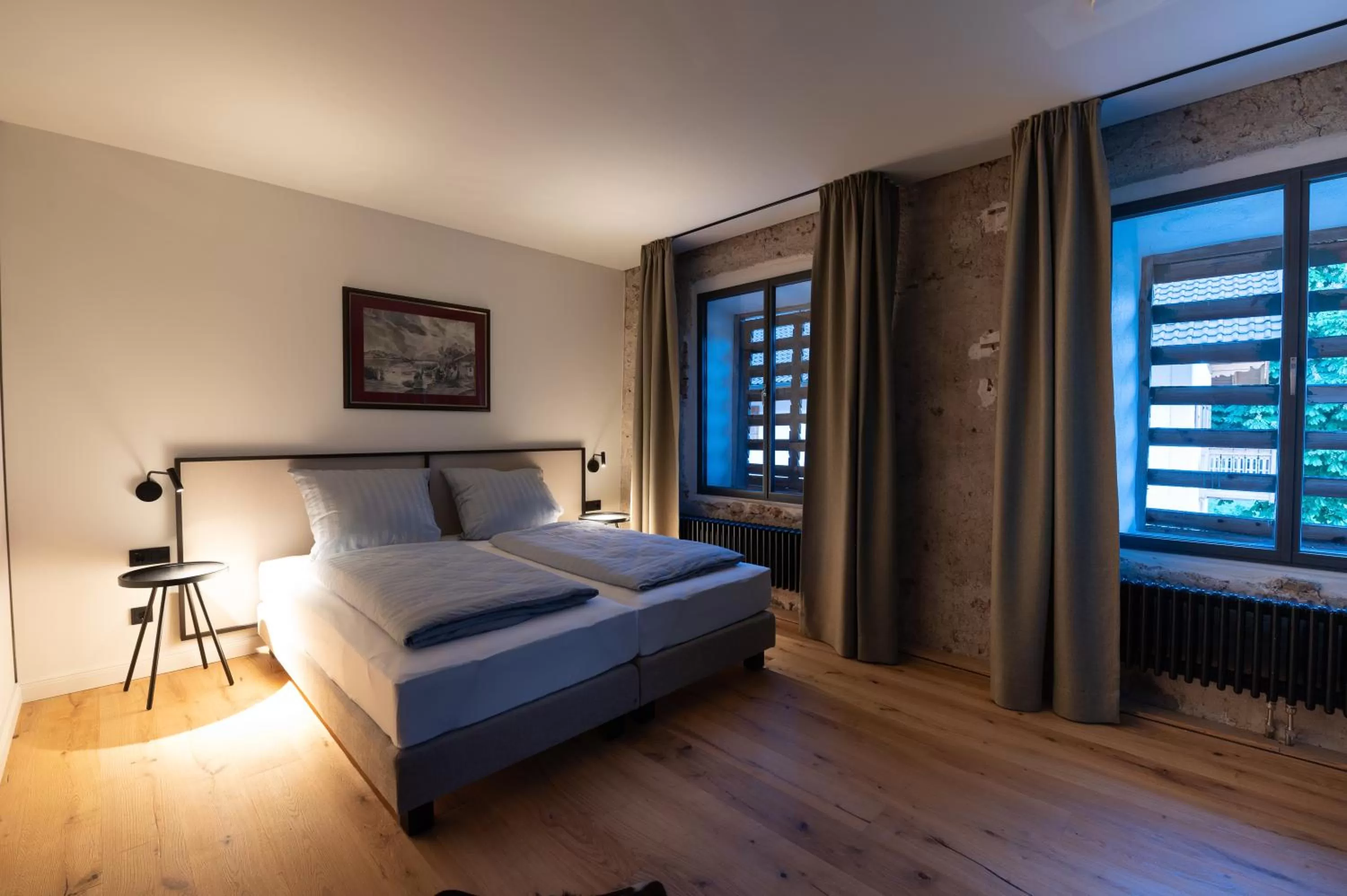 Bed in LANDHOTEL ALTE ZOLLSTATION- Historical Building