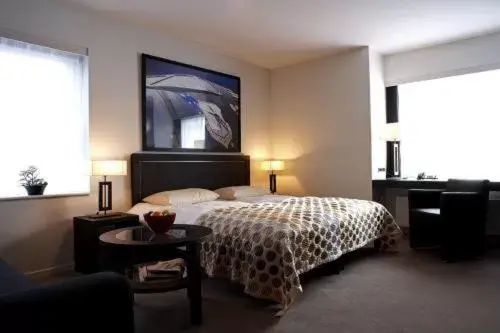 Photo of the whole room, Bed in Hotel Svanen Billund
