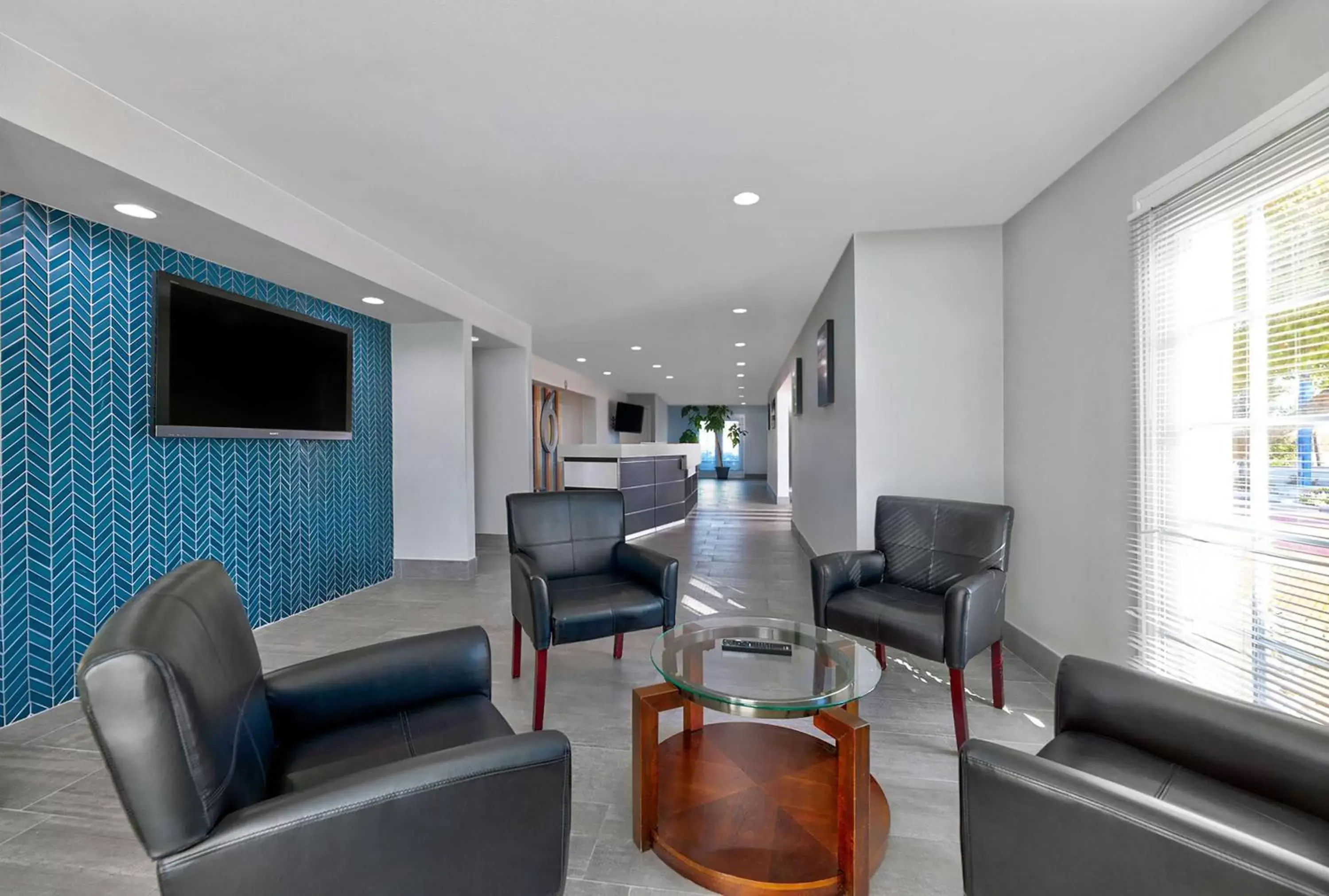 Lobby or reception in Studio 6-Denton, TX - UNT Lobby or reception in Studio 6-Denton, TX - UNT