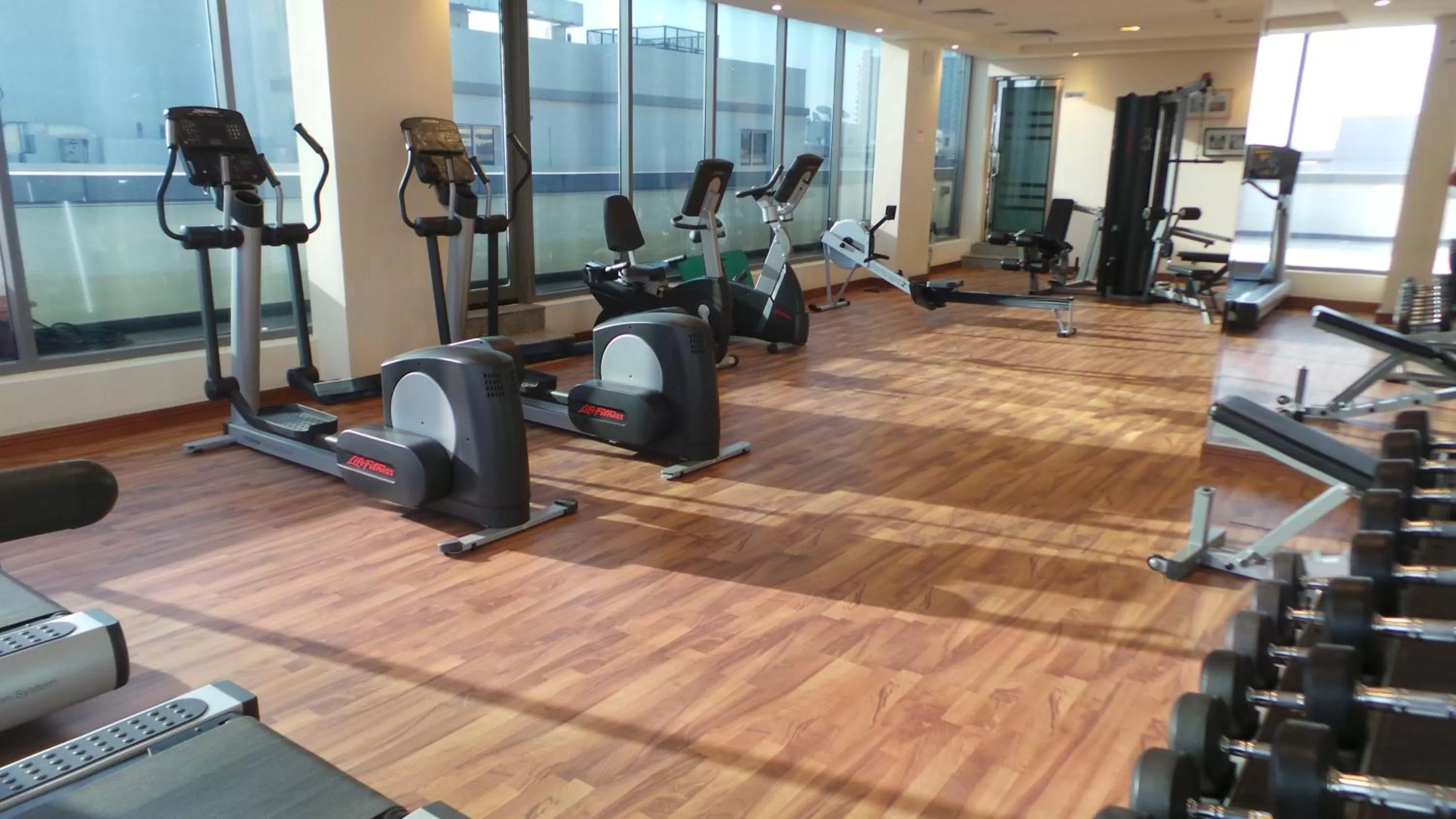 Fitness centre/facilities in Xclusive Maples Hotel Apartment