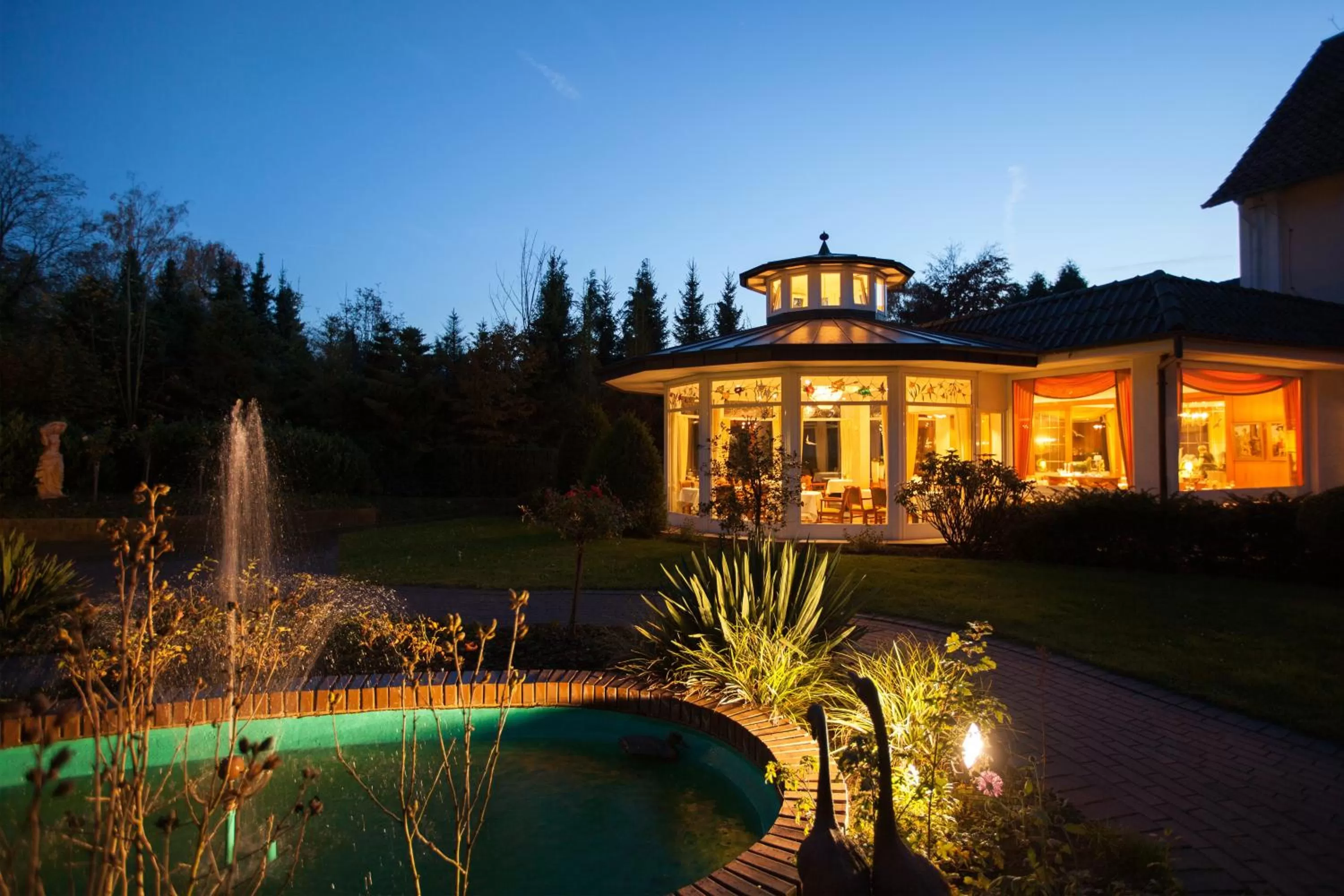 Garden in Ferienhotel Haus Becker