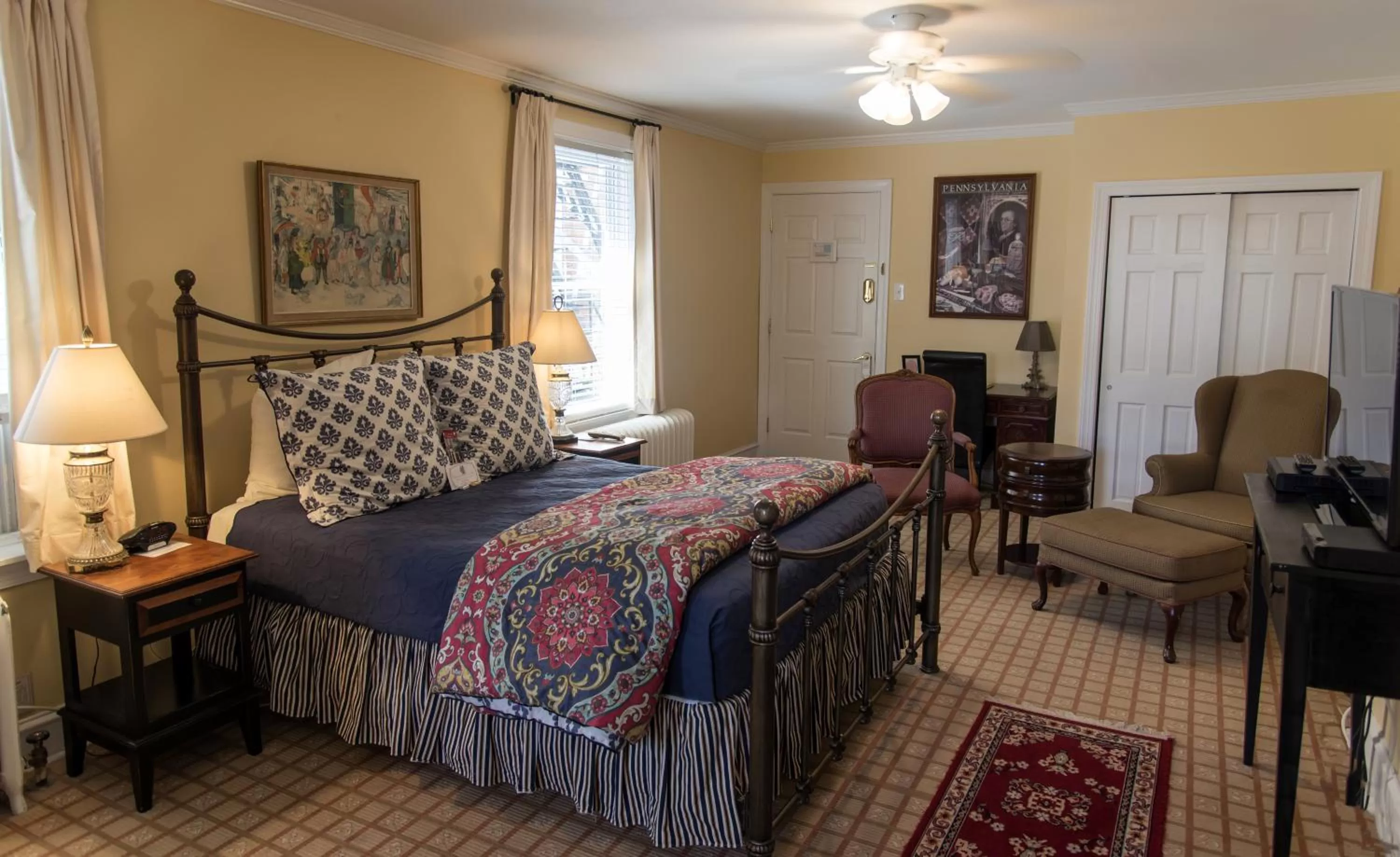 Bedroom in La Reserve Bed and Breakfast