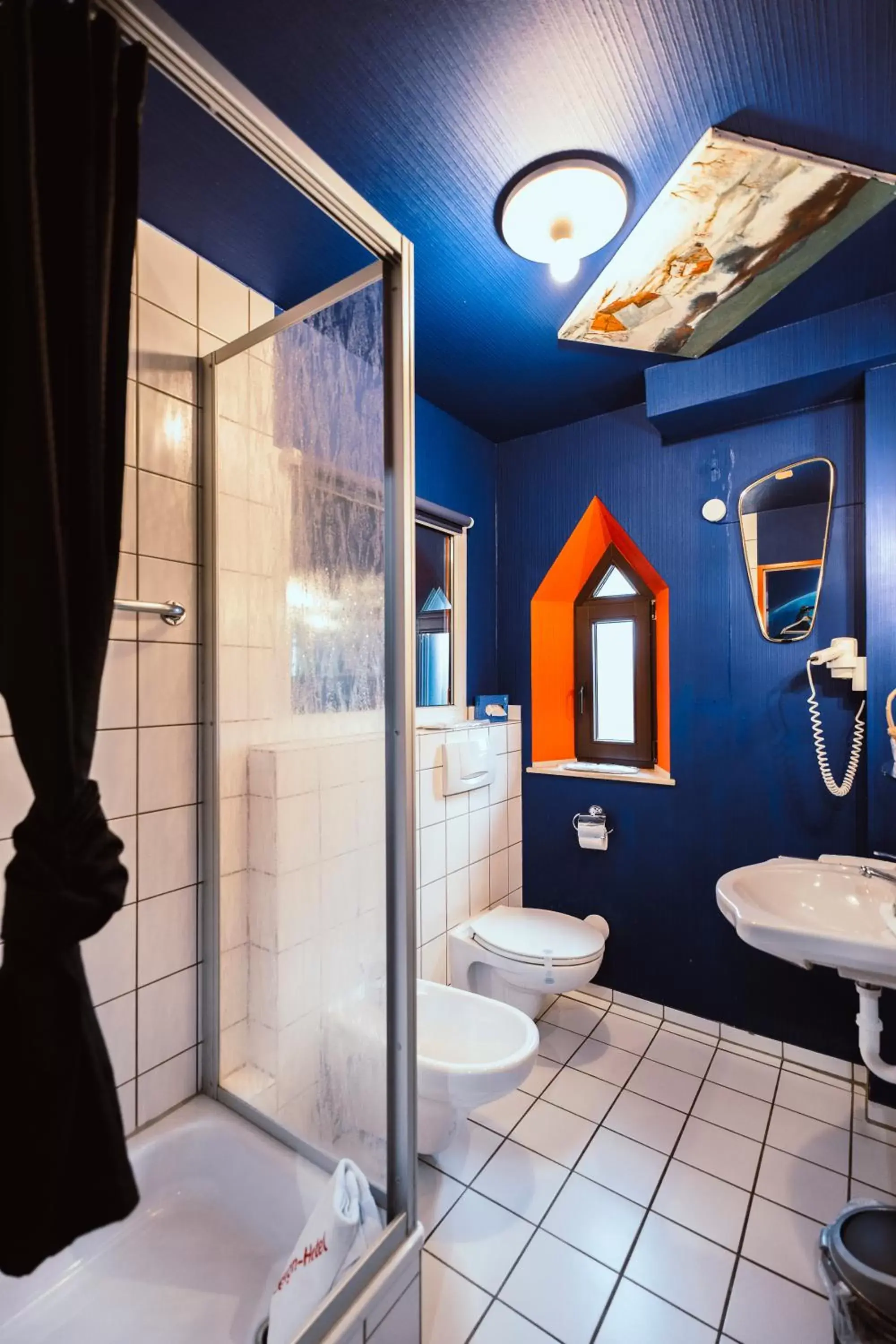 Shower, Bathroom in Design Hotel Euskirchen