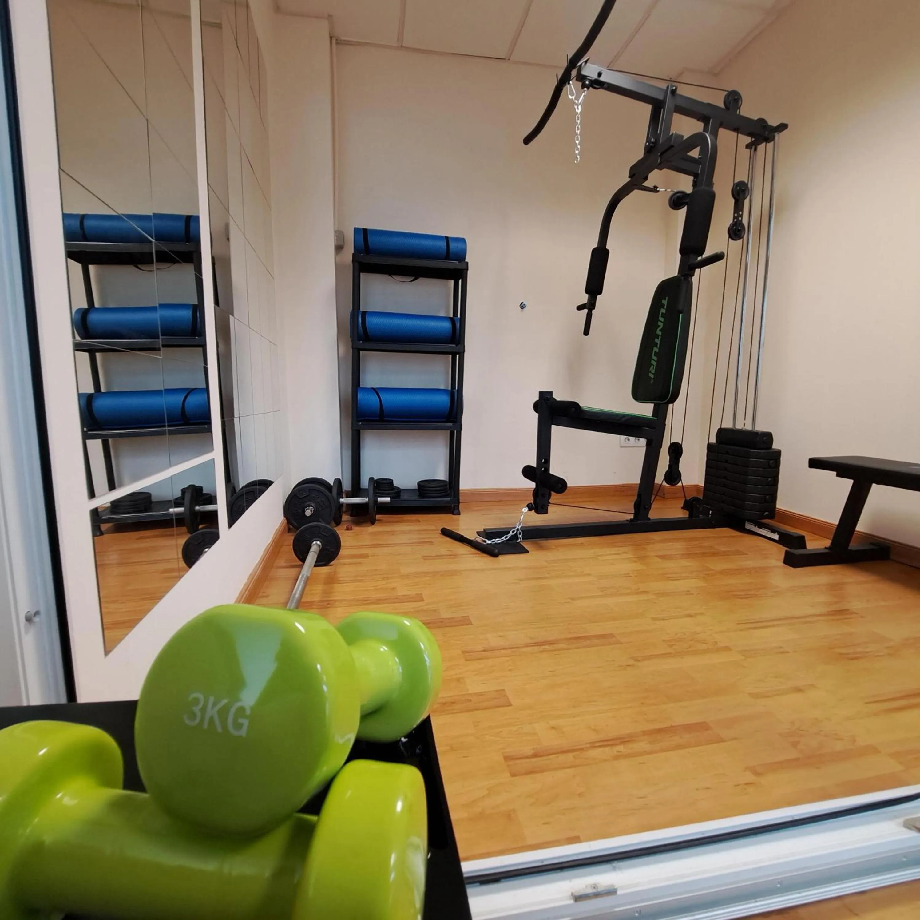 Fitness centre/facilities in Hotel Ciudad Cangas de Onis