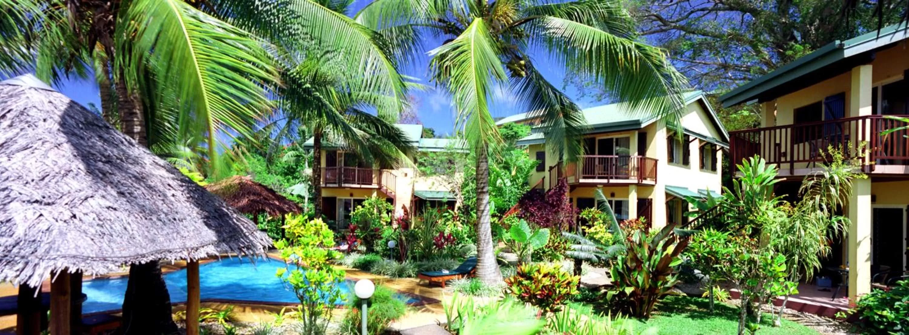 Pool view in Poppy's on the Lagoon