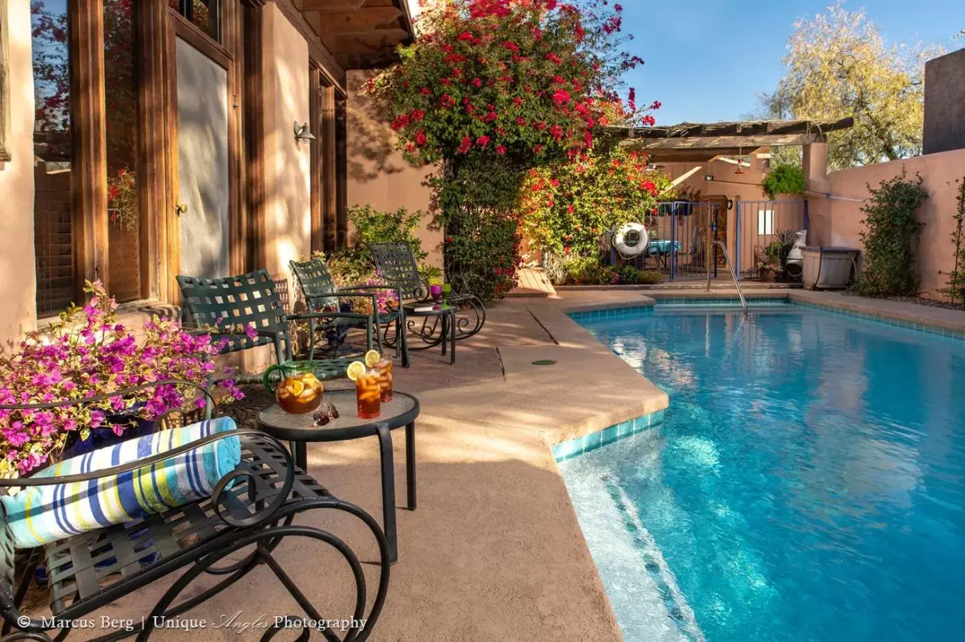 Swimming Pool in Adobe Rose Inn