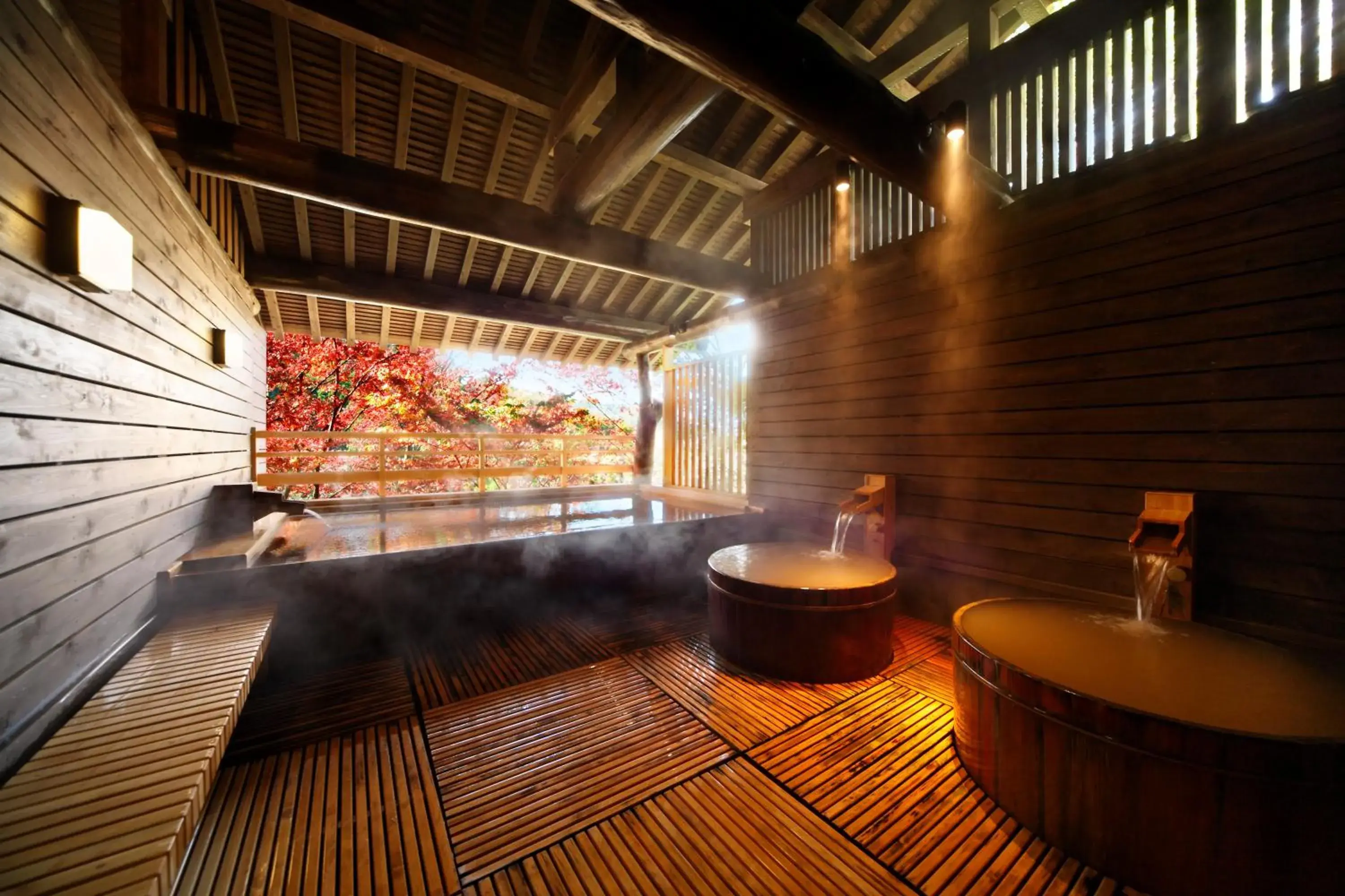 Hot Spring Bath in Kishigon Ryokan