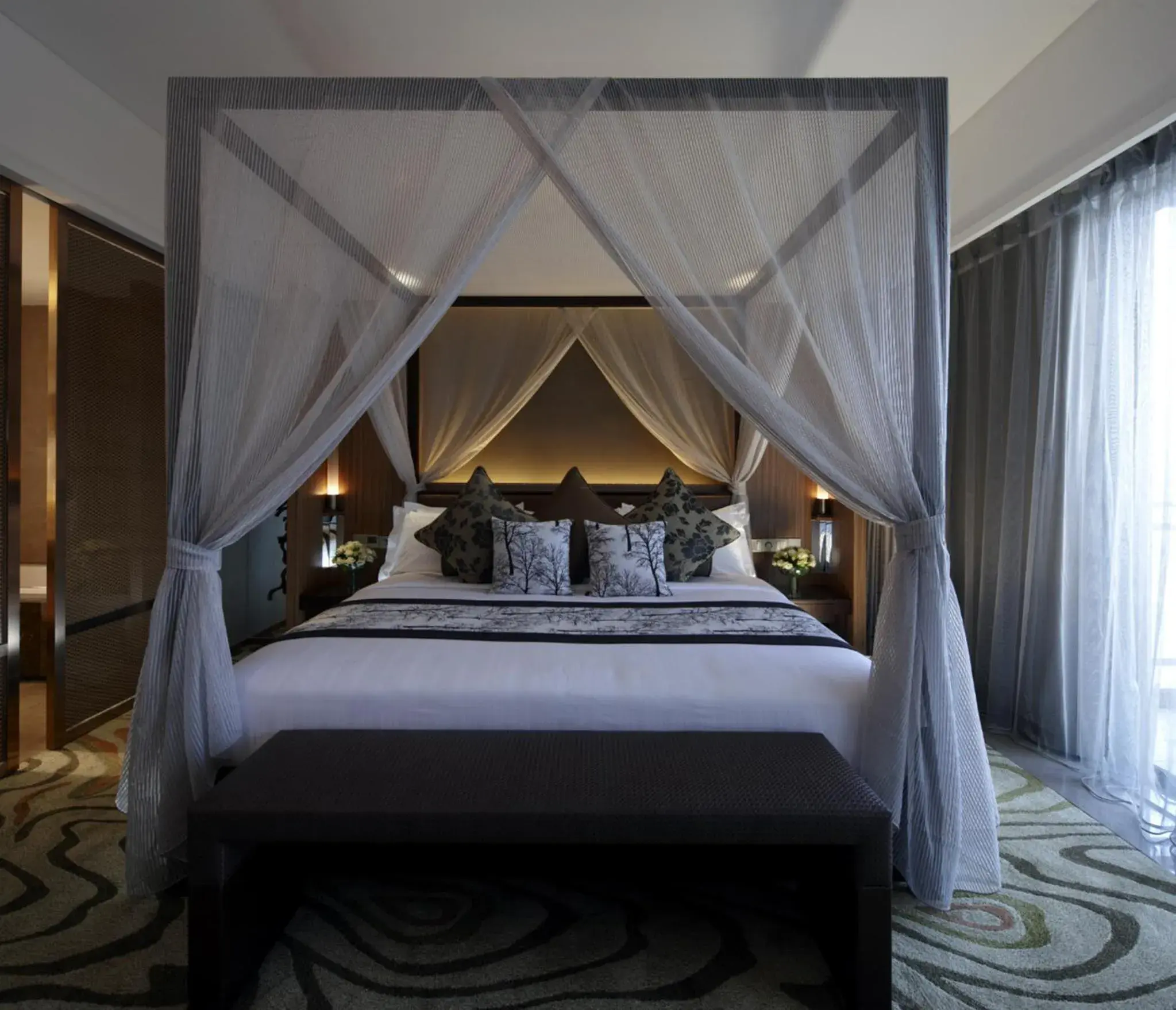 Decorative detail, Bed in Mission Hills Hotel Resorts Dongguan Decorative detail, Bed in Mission Hills Hotel Resorts Dongguan