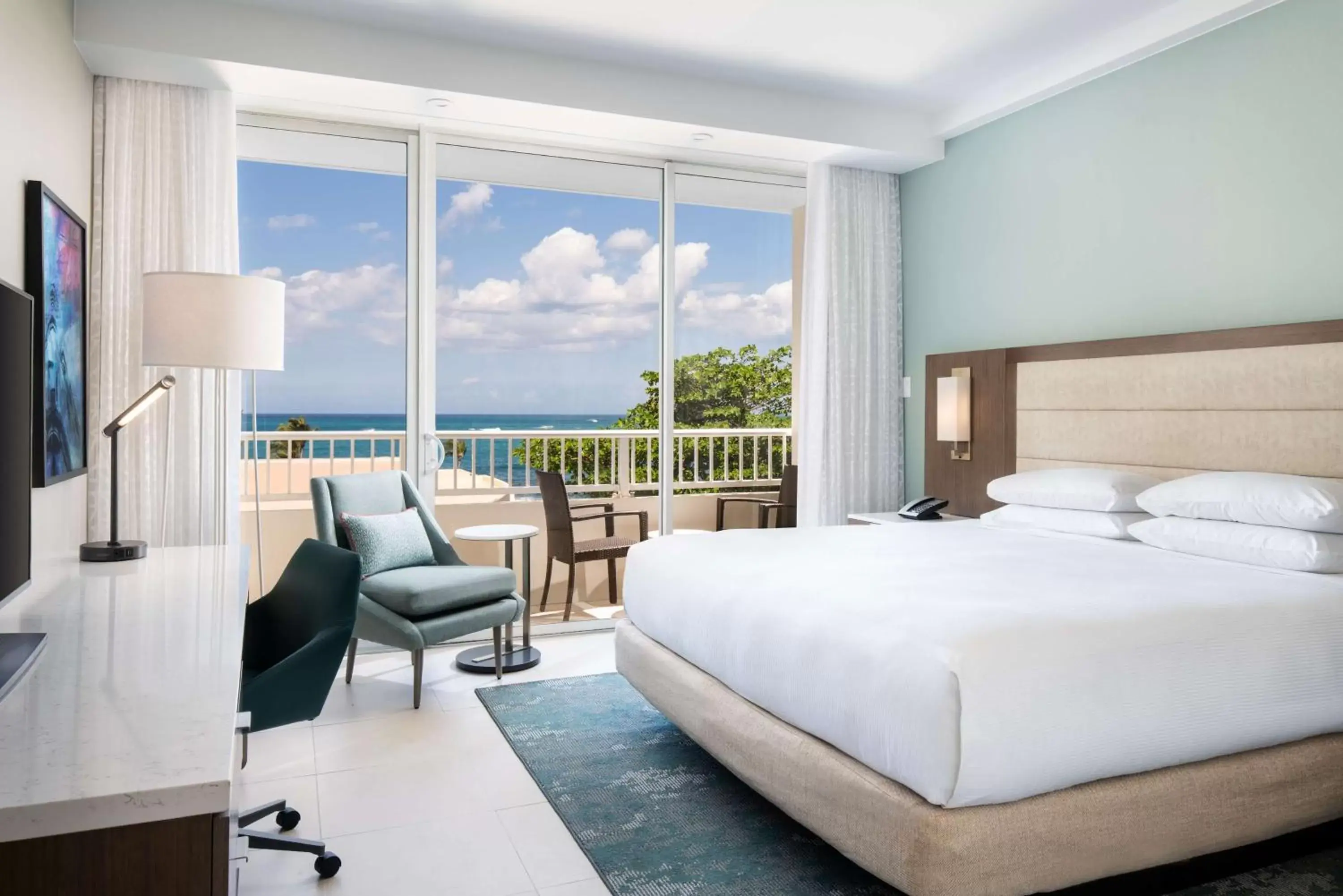 Bedroom in Caribe Hilton