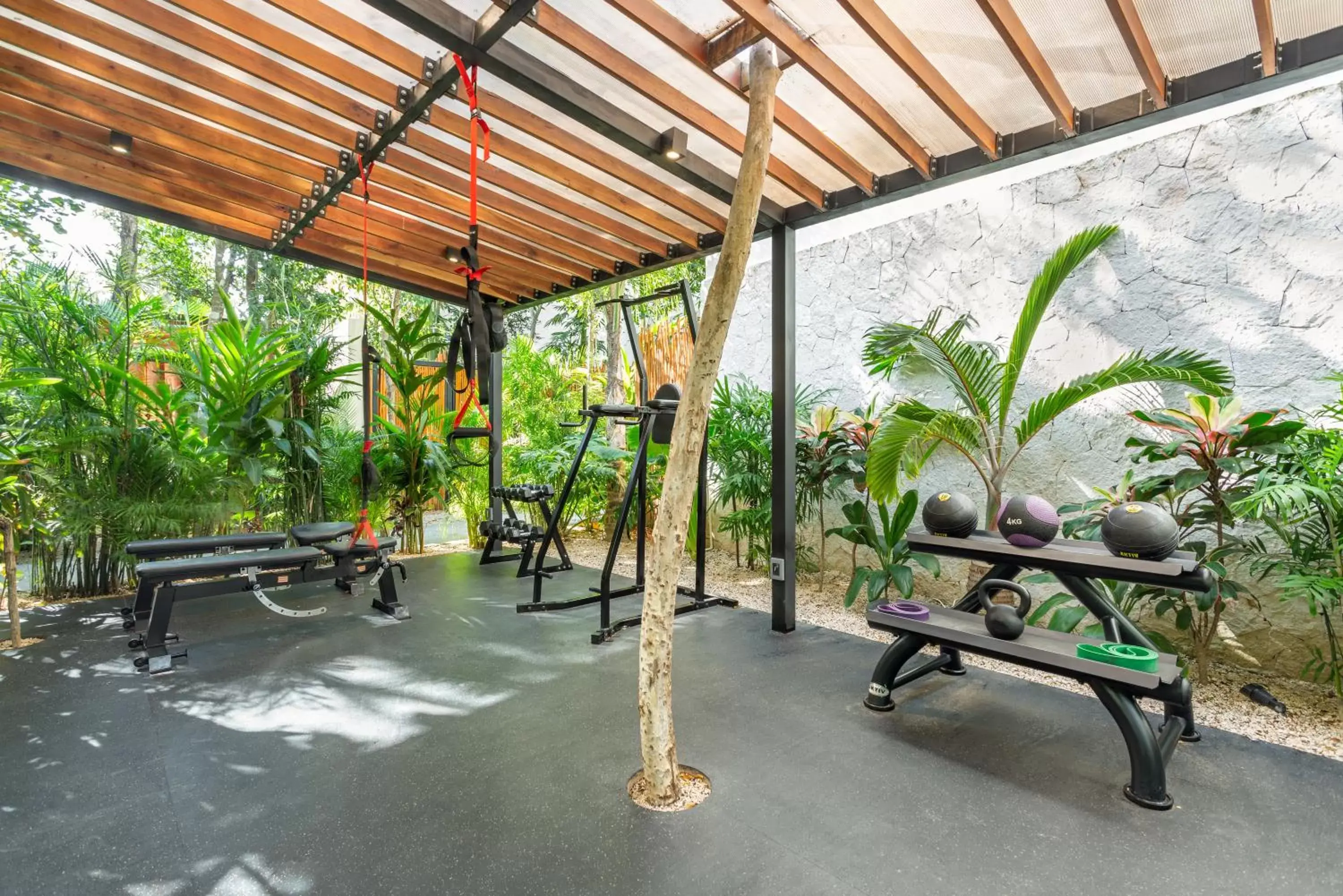 Fitness centre/facilities, Fitness Center/Facilities in Atman Residences Tulum Hotel