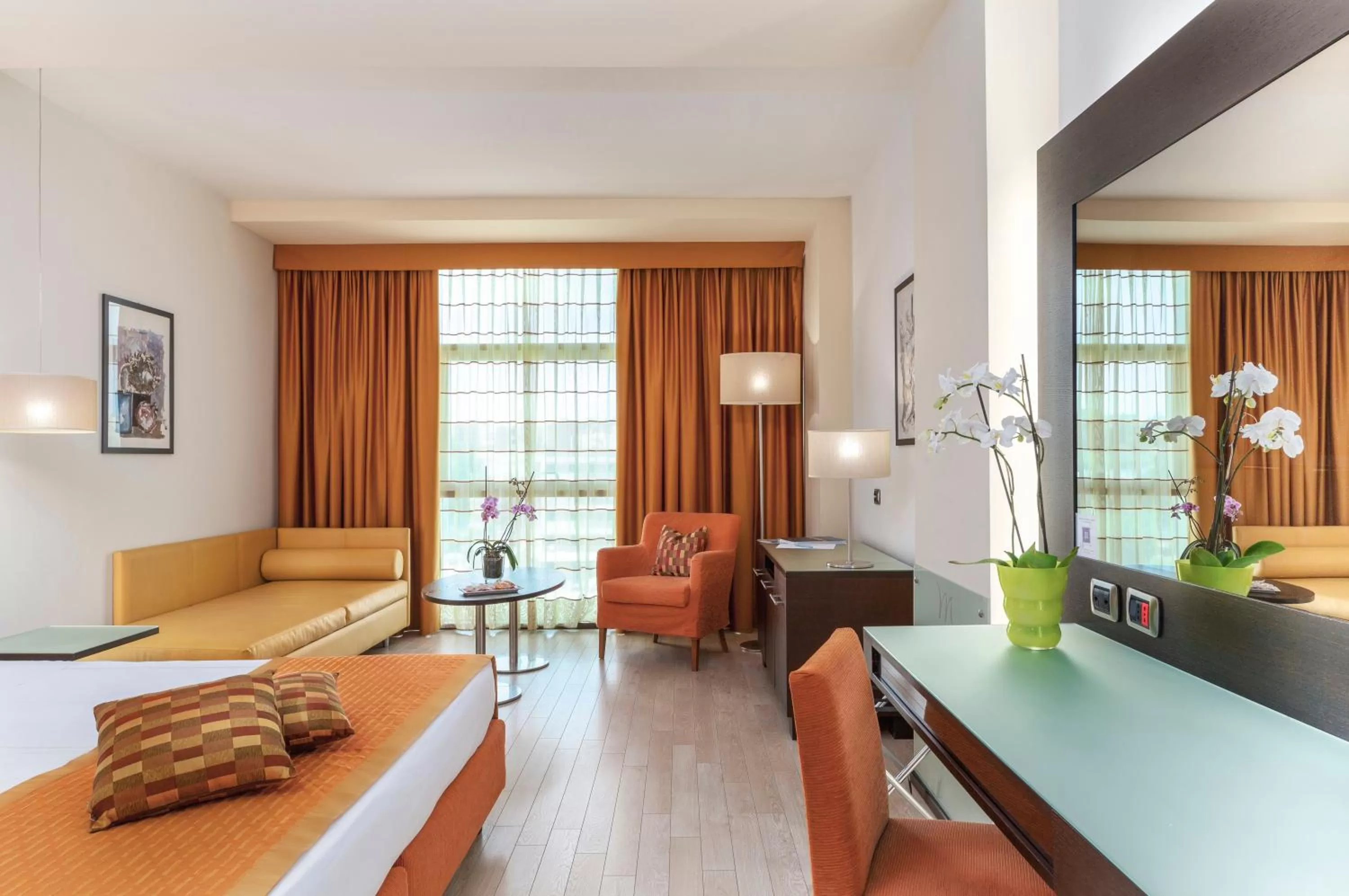 Bed in Hotel Mercure Siracusa