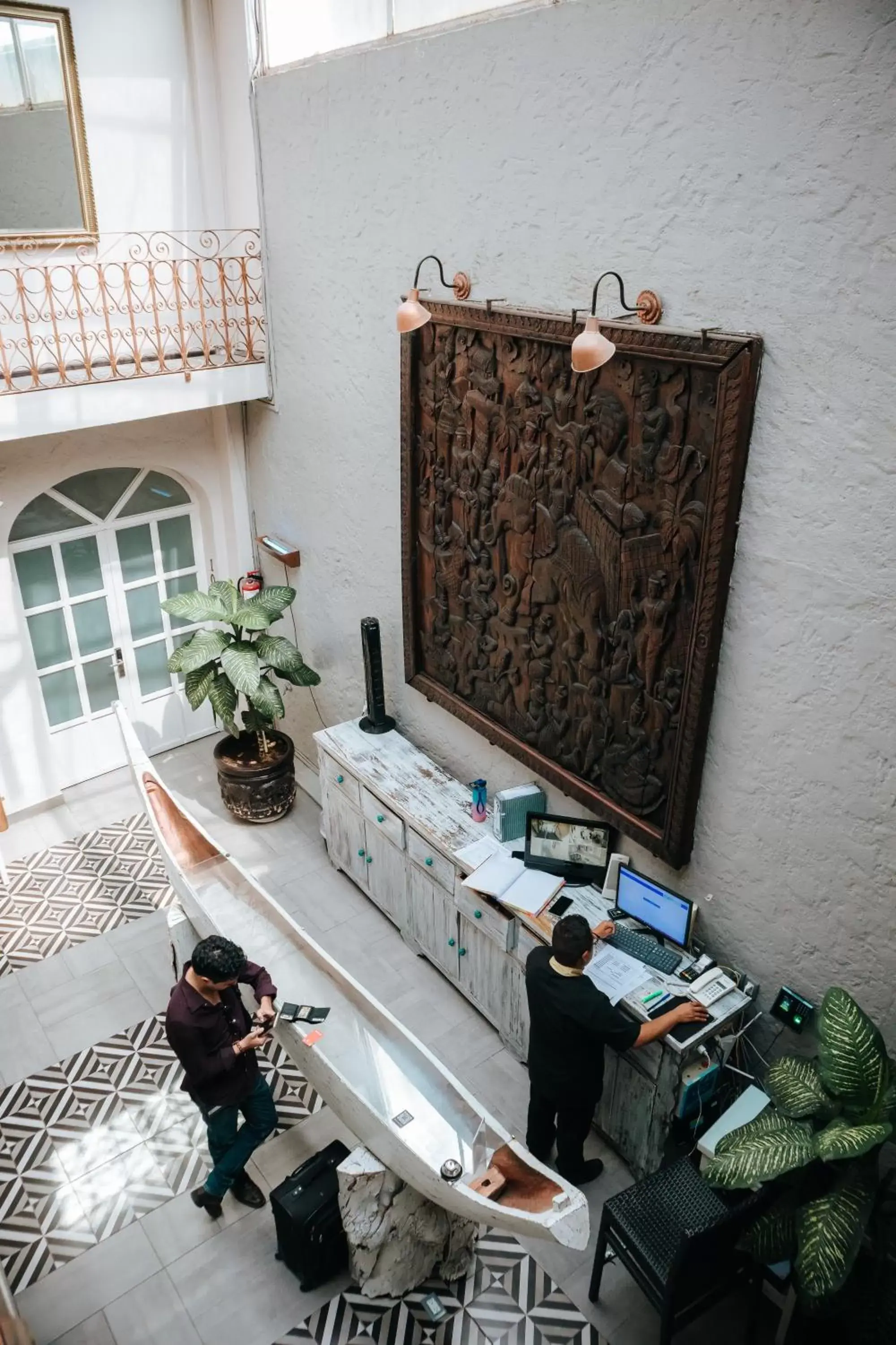 Lobby or reception in Hotel Del Portal San Miguel de Allende