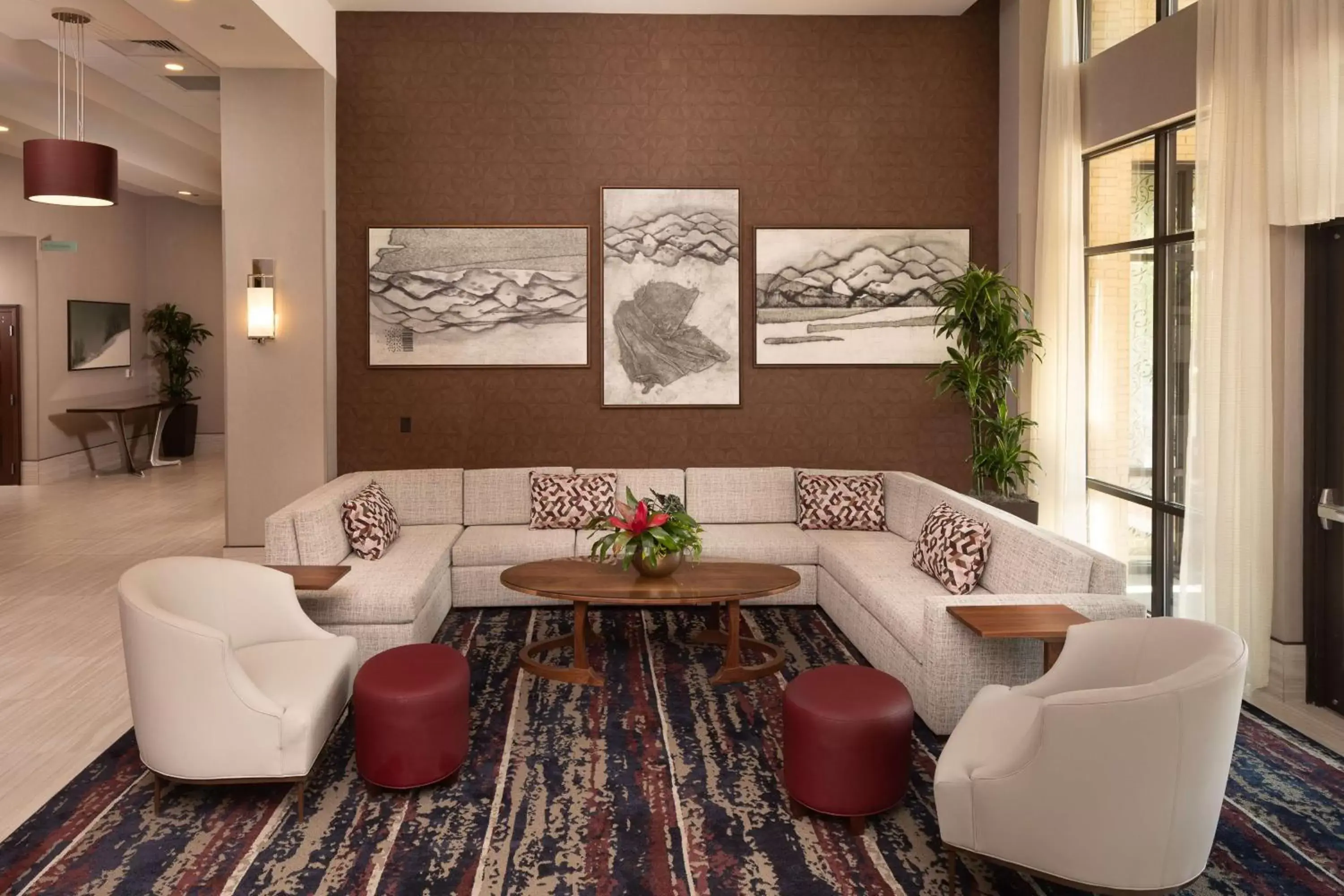 Lobby or reception, Seating Area in Hilton Asheville Biltmore Park
