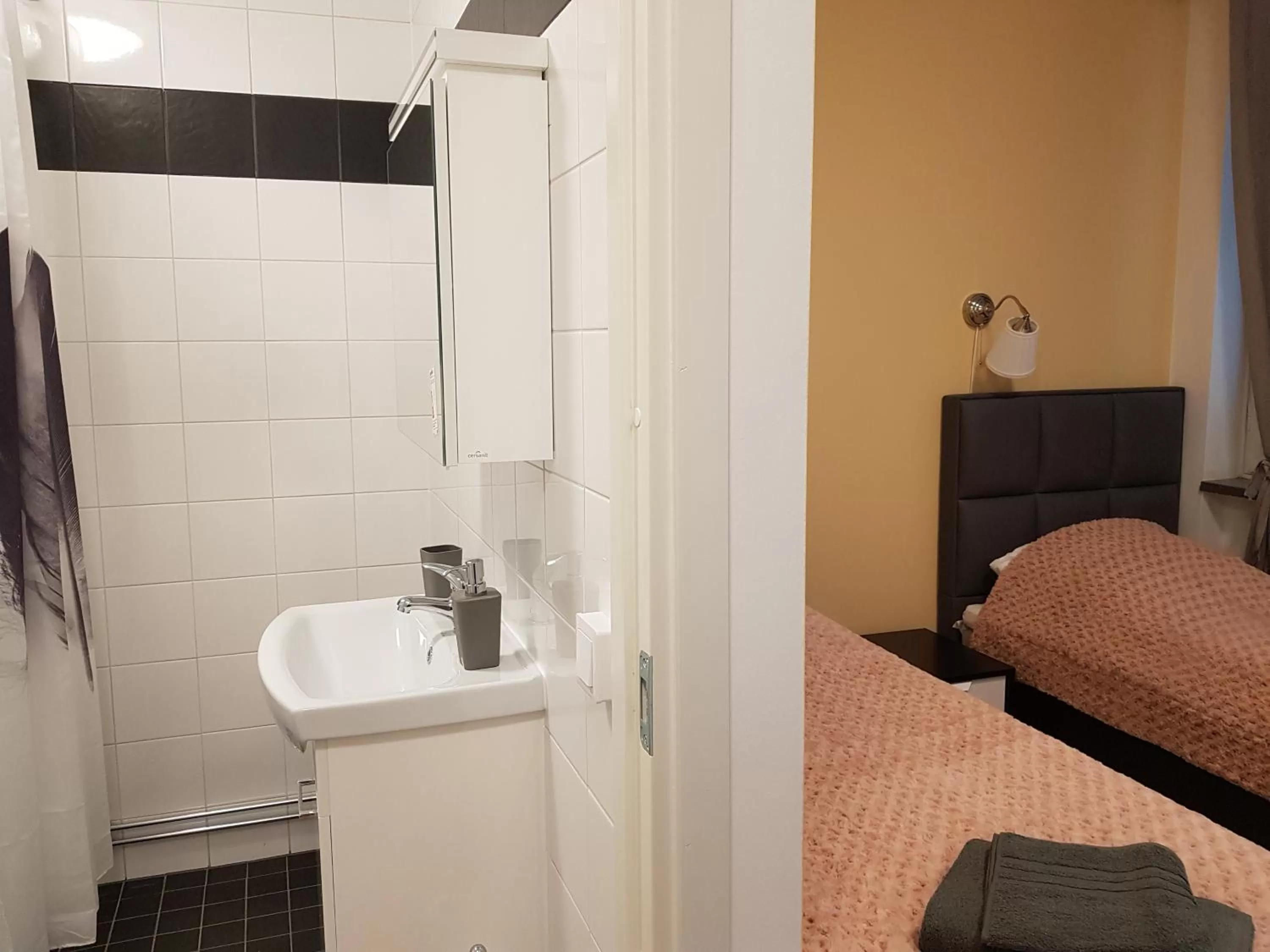 Bed in Hotel Kringelstaden