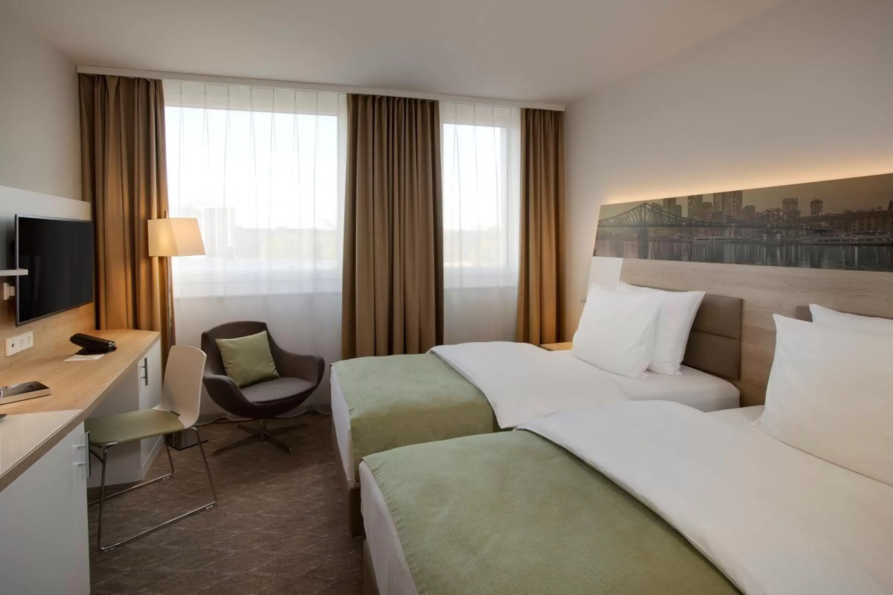 Photo of the whole room in Holiday Inn Frankfurt Airport, an IHG Hotel