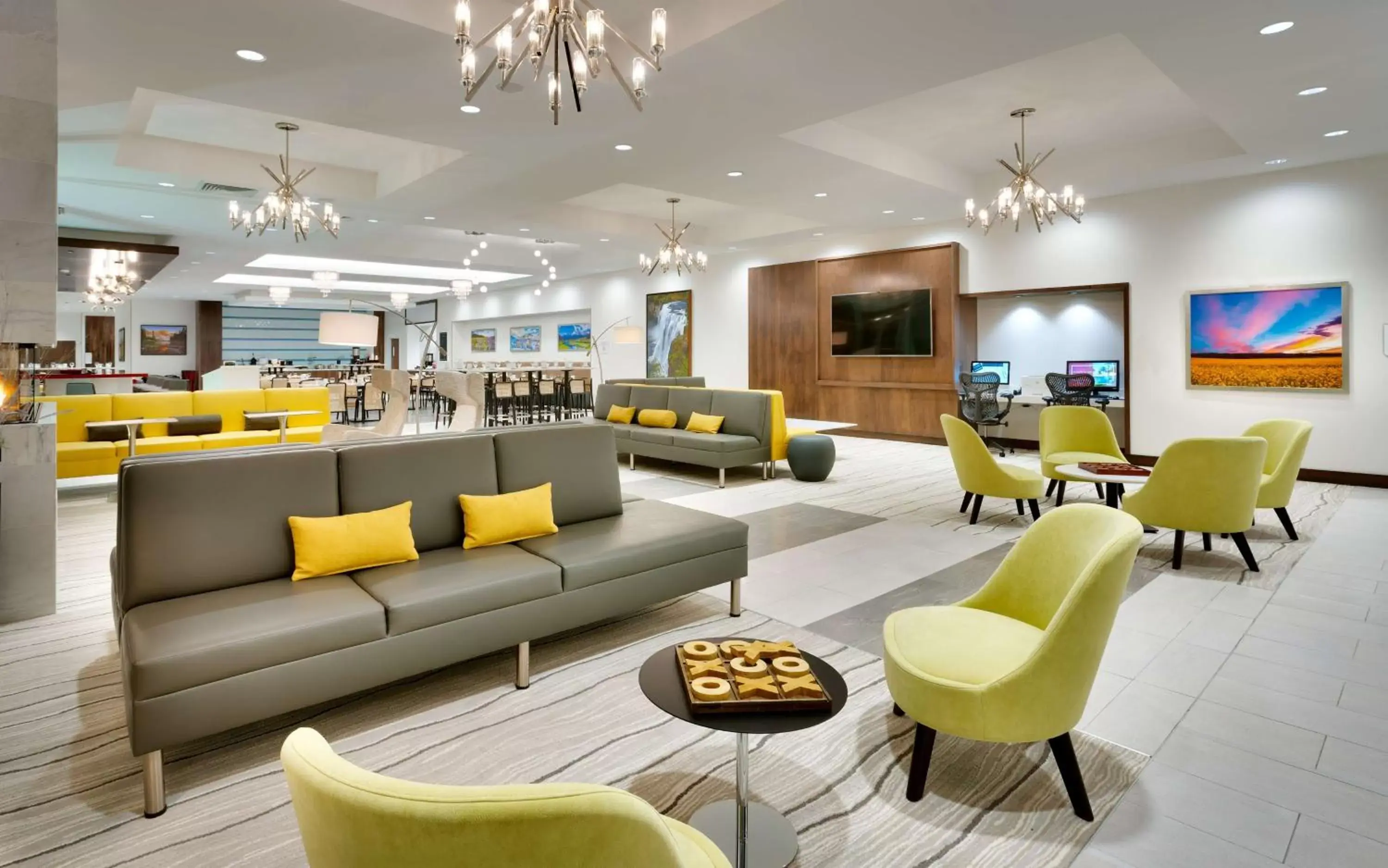 Lobby or reception in Hilton Garden Inn Boise Downtown Lobby or reception in Hilton Garden Inn Boise Downtown