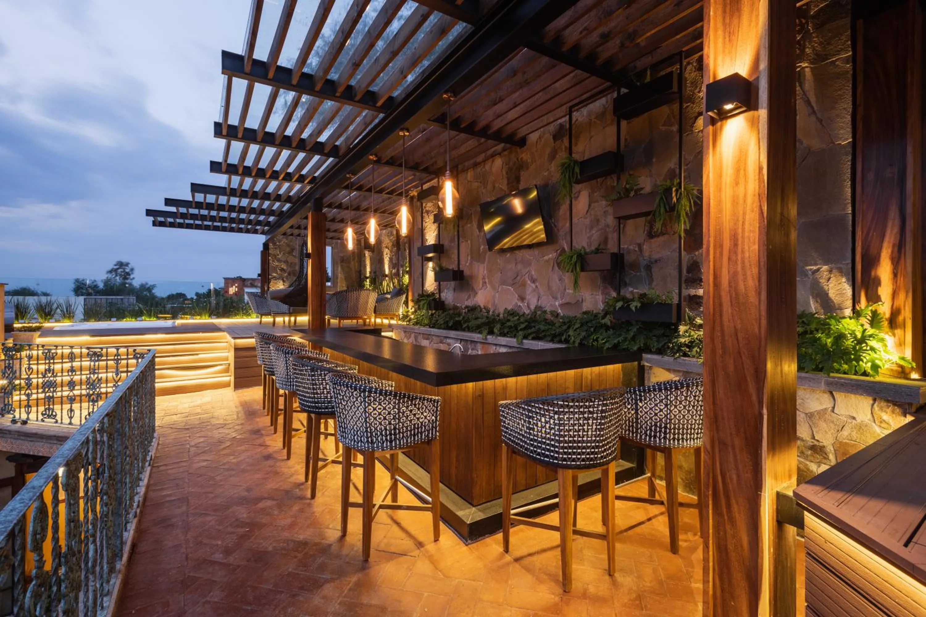 Balcony/Terrace in Mansion San Miguel