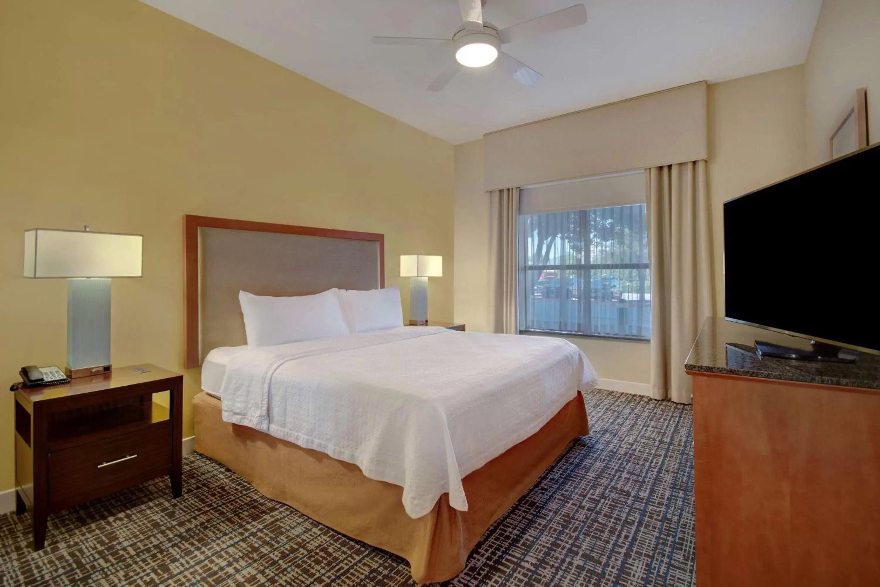 Bed in Homewood Suites Dallas-Frisco