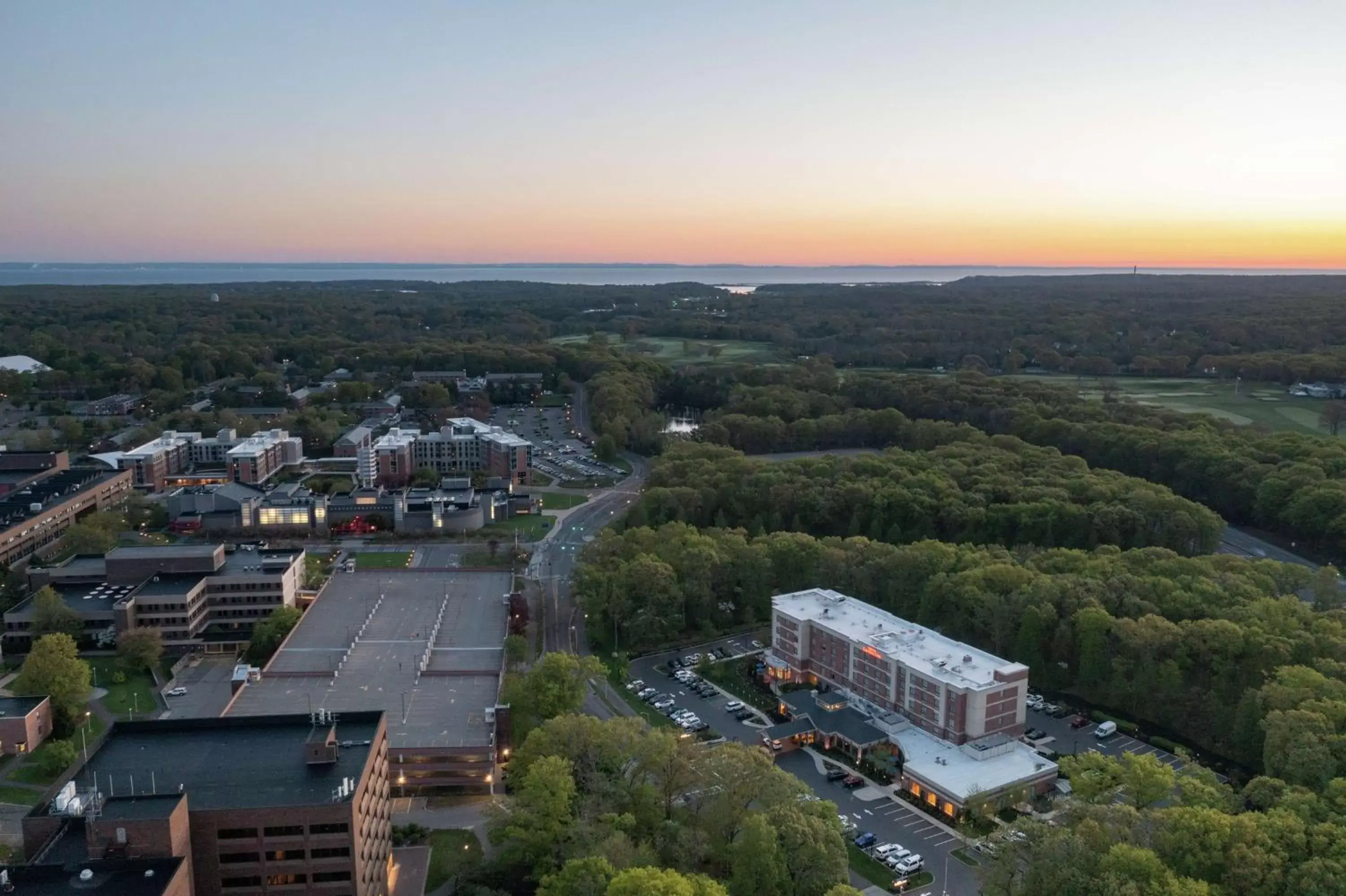 Property building, Bird's-eye View in Hilton Garden Inn Stony Brook