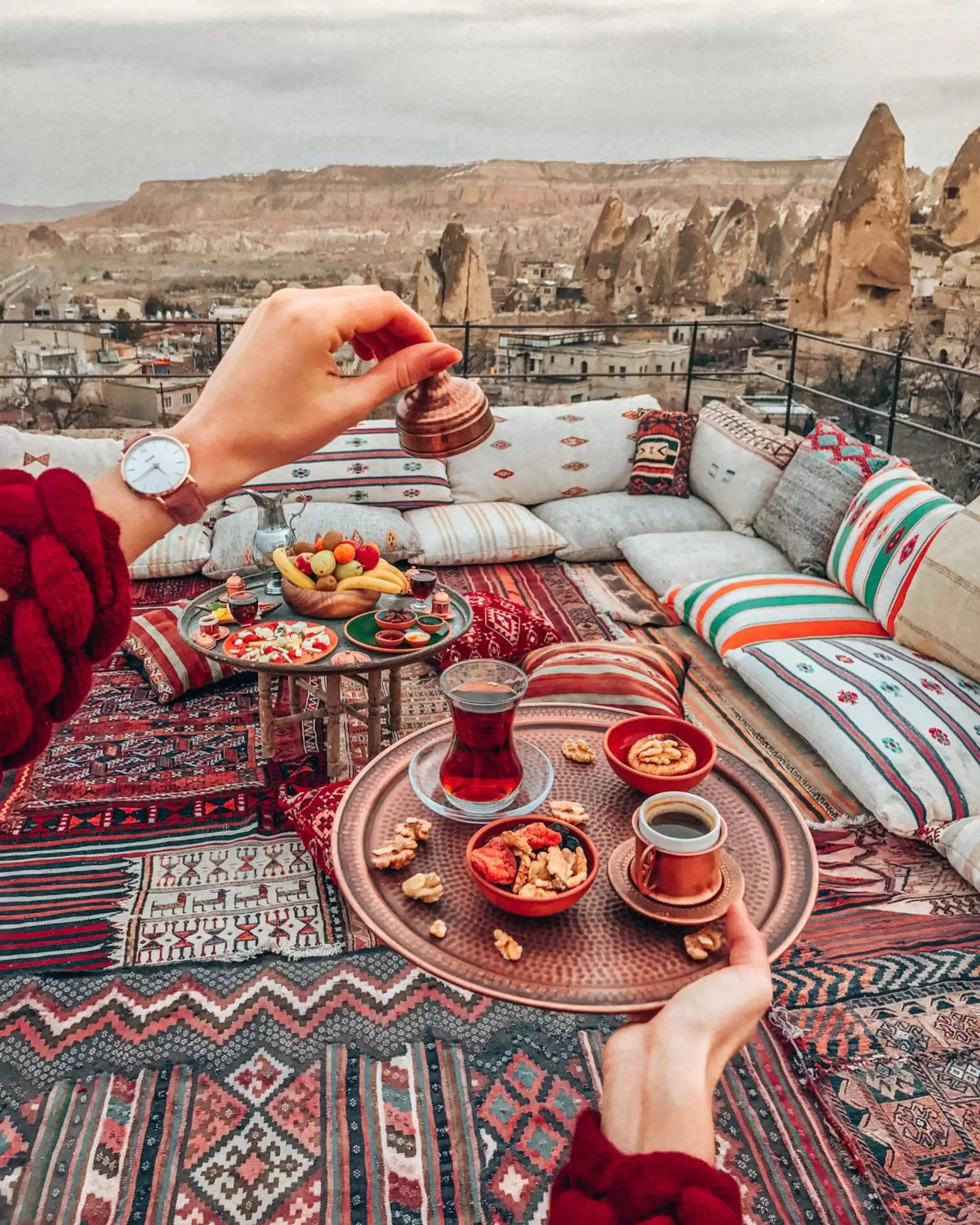 Natural landscape in Cappadocia Cave Suites