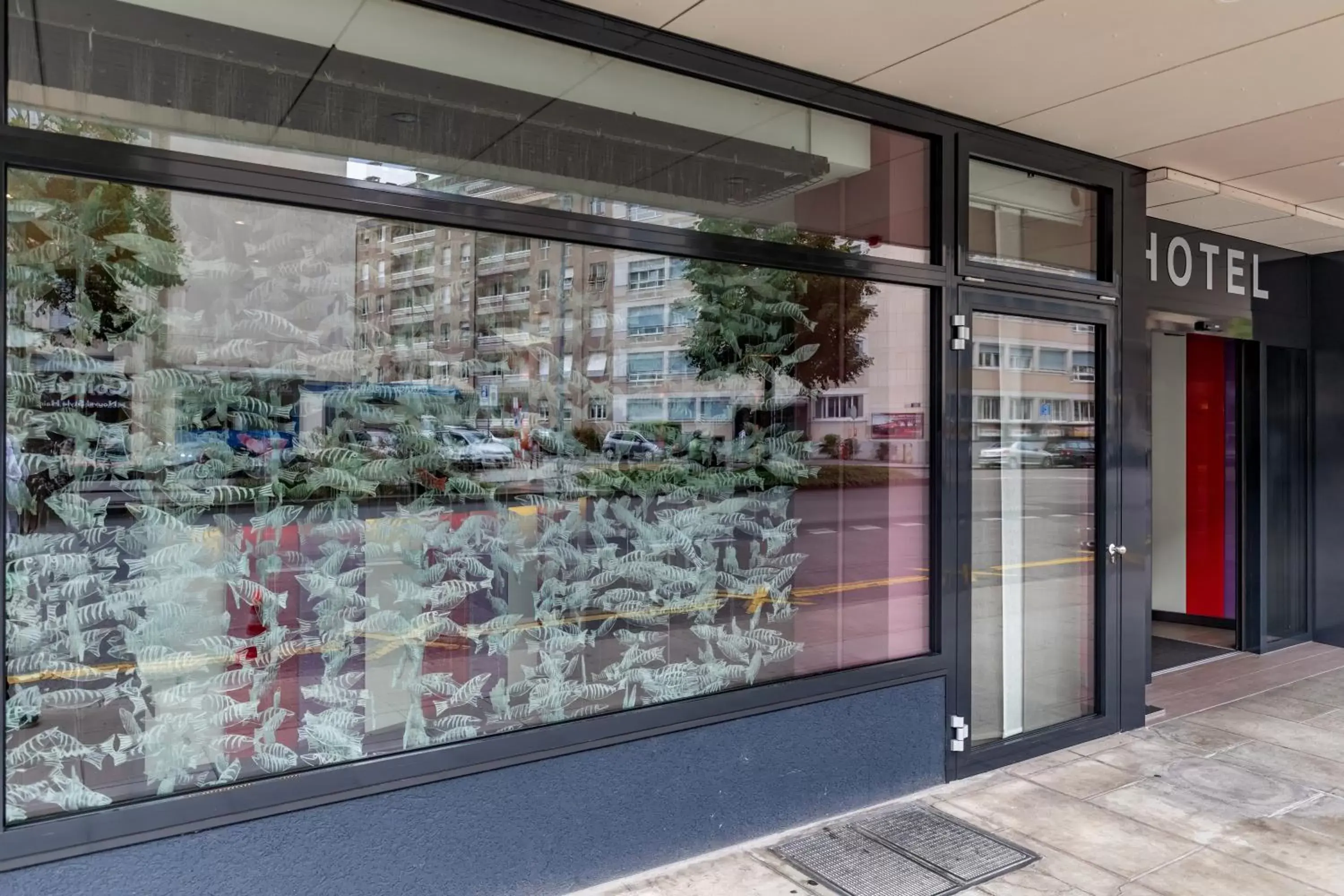 Facade/entrance in Hôtel Les Nations Facade/entrance in Hôtel Les Nations