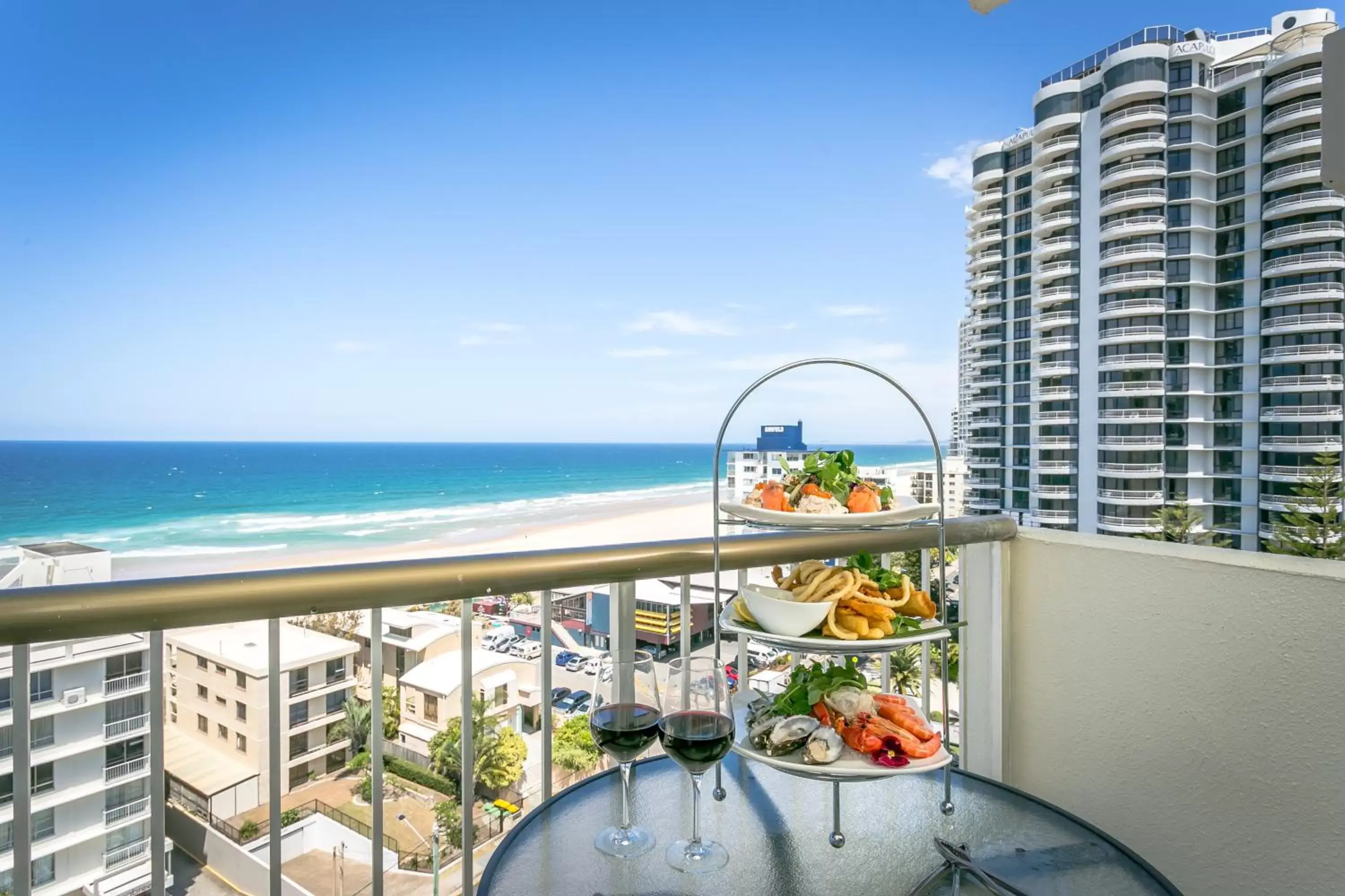 Balcony/Terrace in Surfers Beachside Holiday Apartments