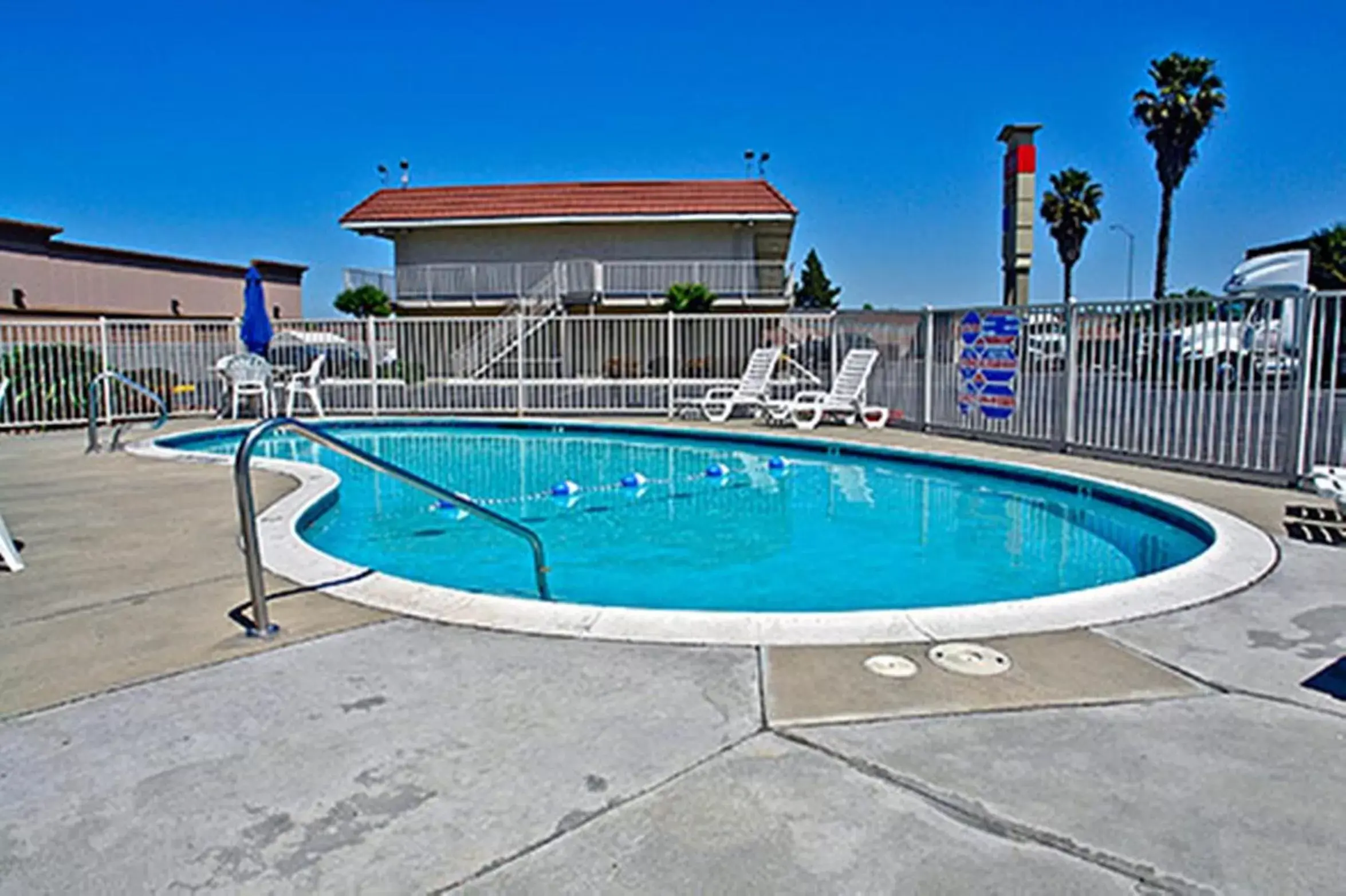 Swimming Pool in Motel 6-West Sacramento, CA