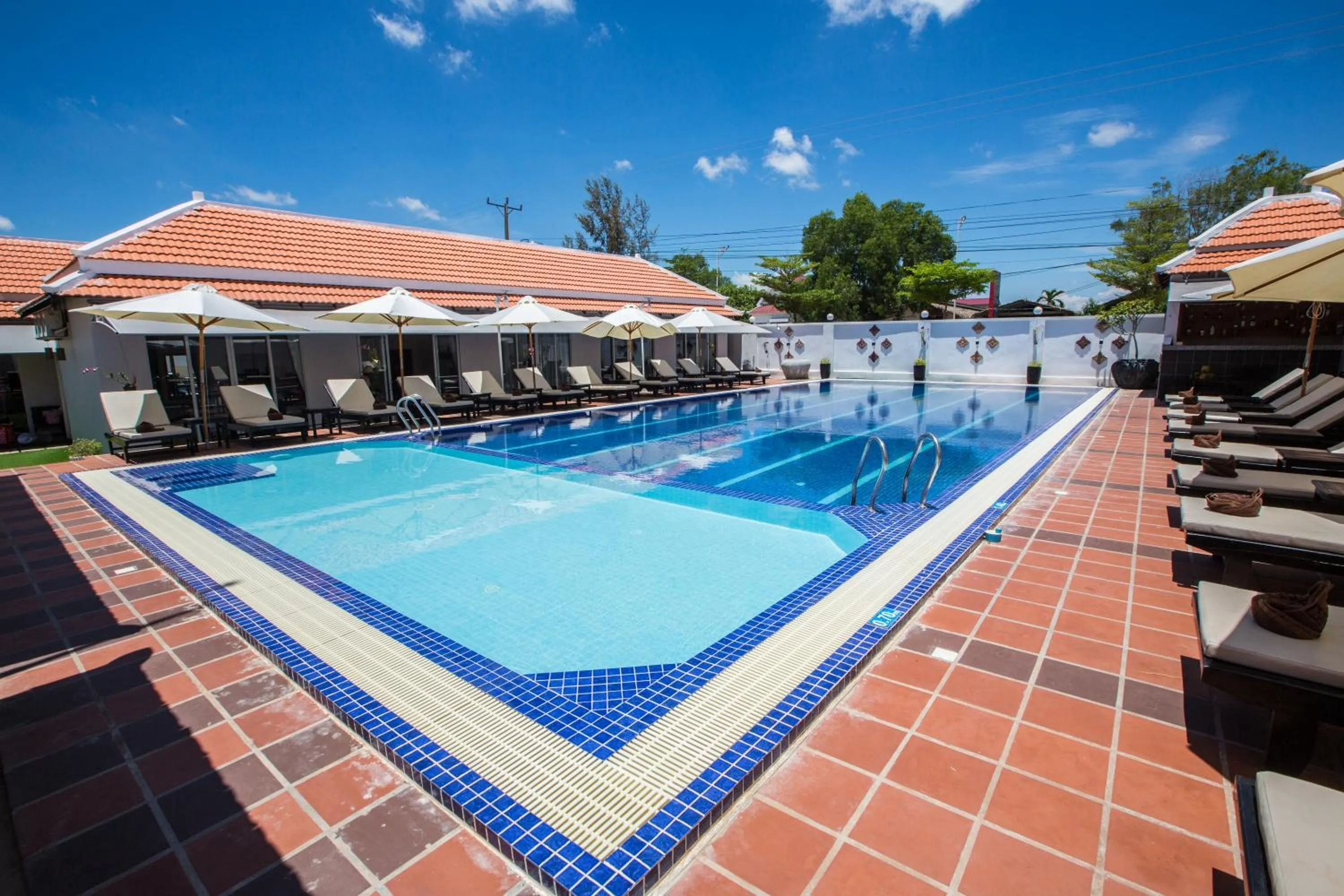 Pool view in Good Time Resort