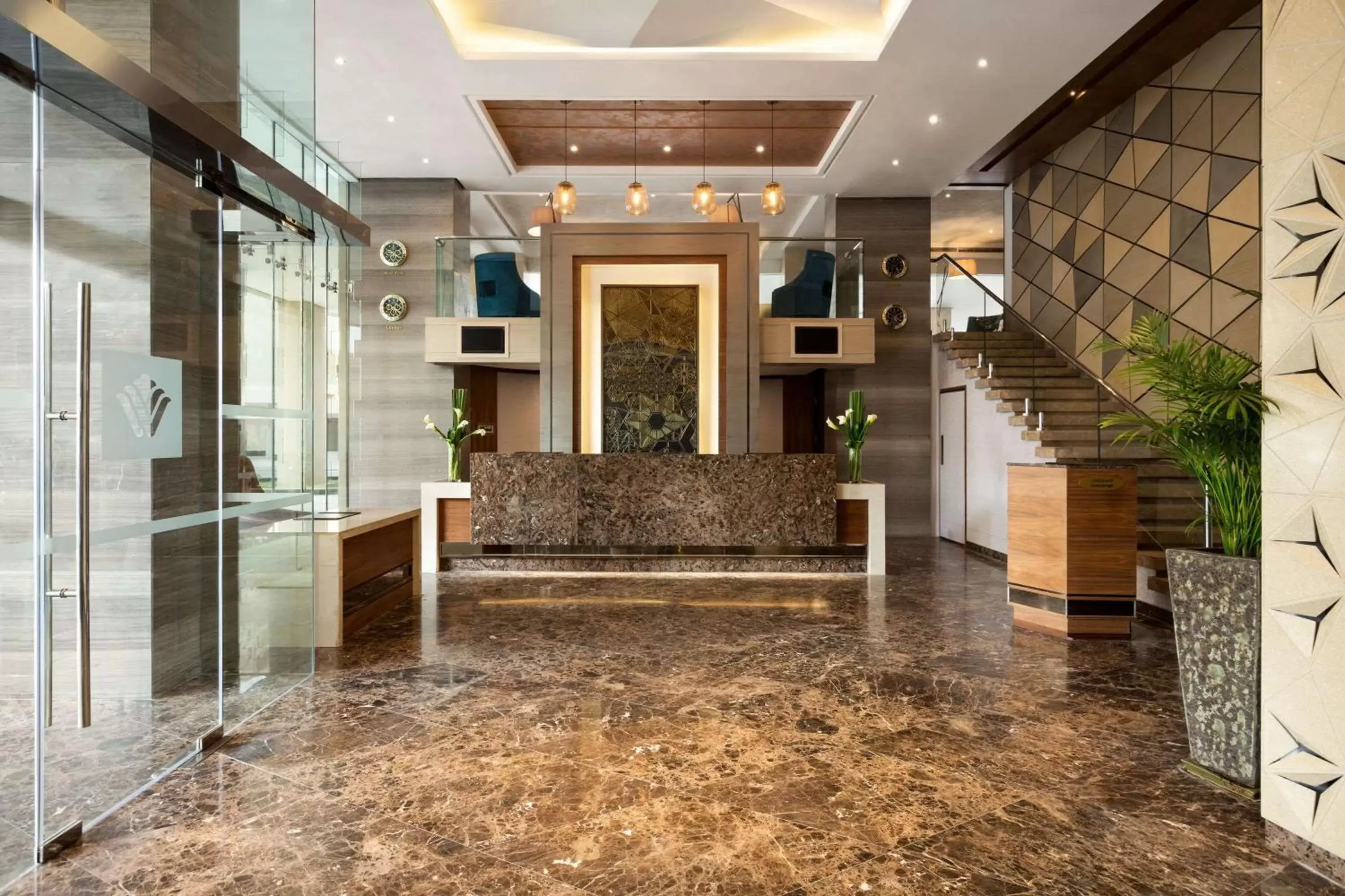 Lobby or reception in Wyndham Garden Manama Lobby or reception in Wyndham Garden Manama