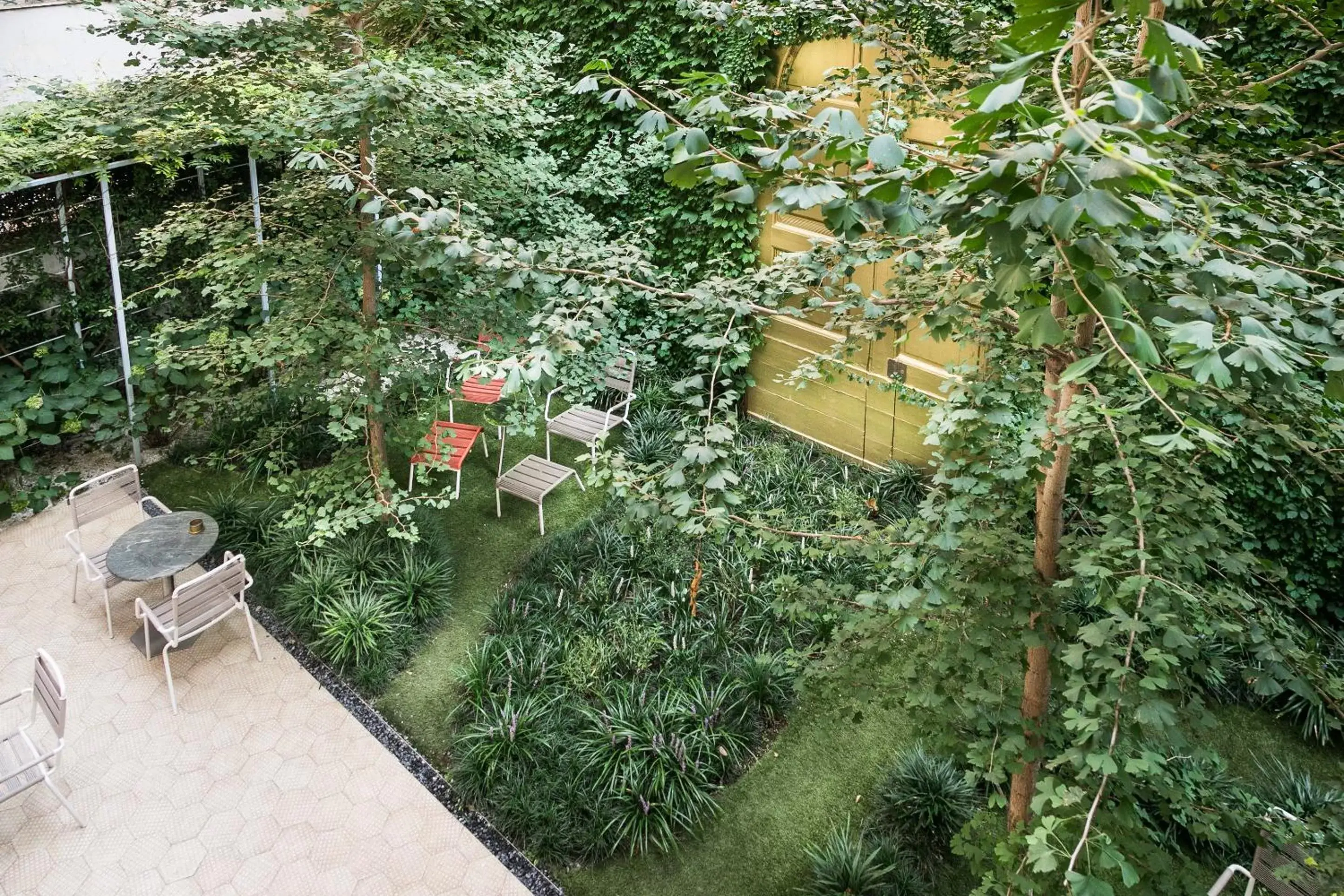 Garden, Bird's-eye View in Senato Hotel Milano